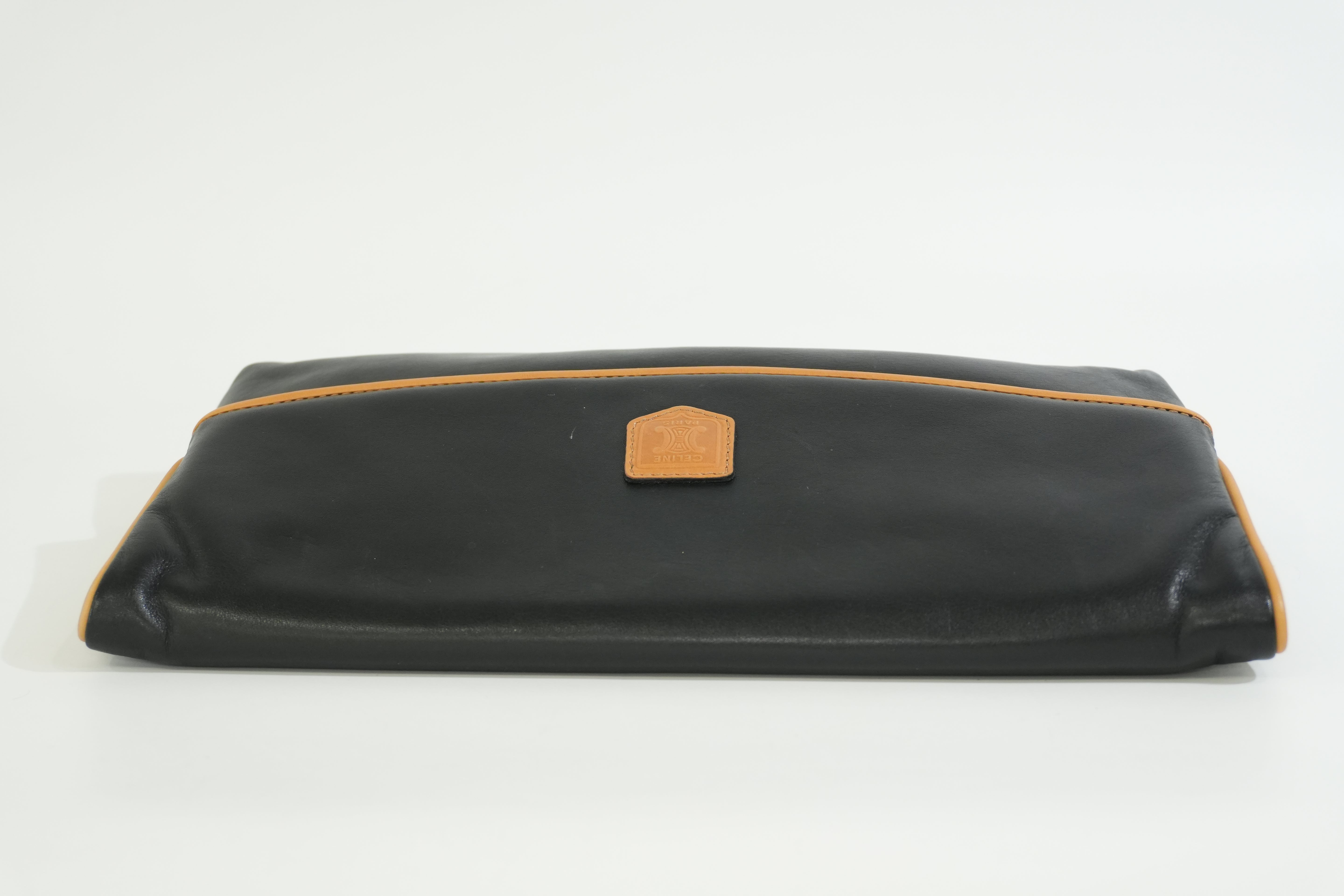 Pre-owned Celine Clutch Bag Black
