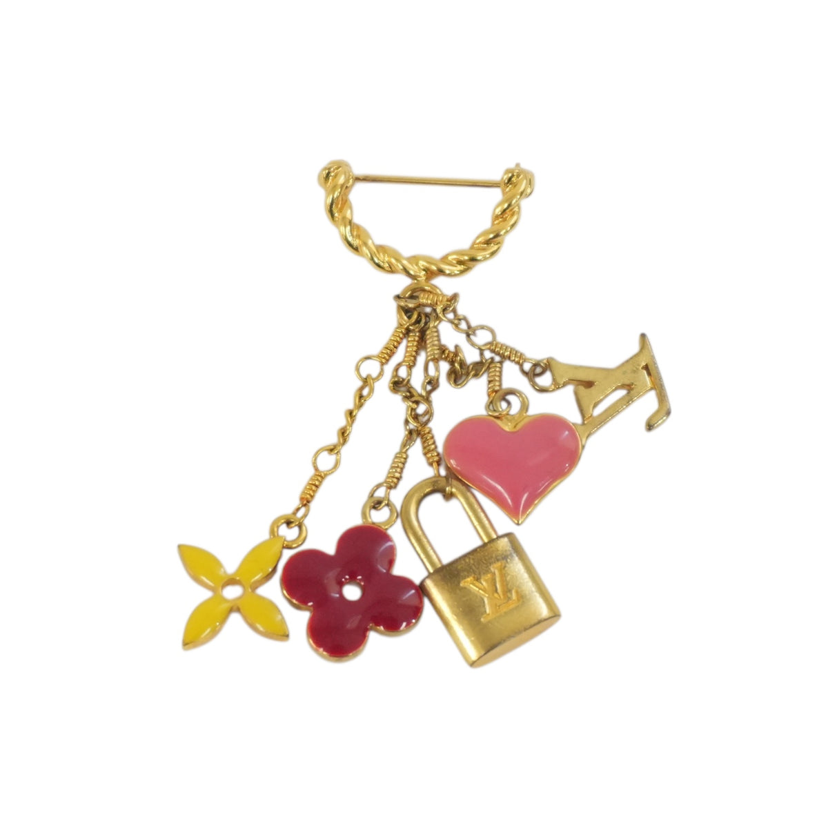 Pre-Owned Louis Vuitton Bag Charm multi color
