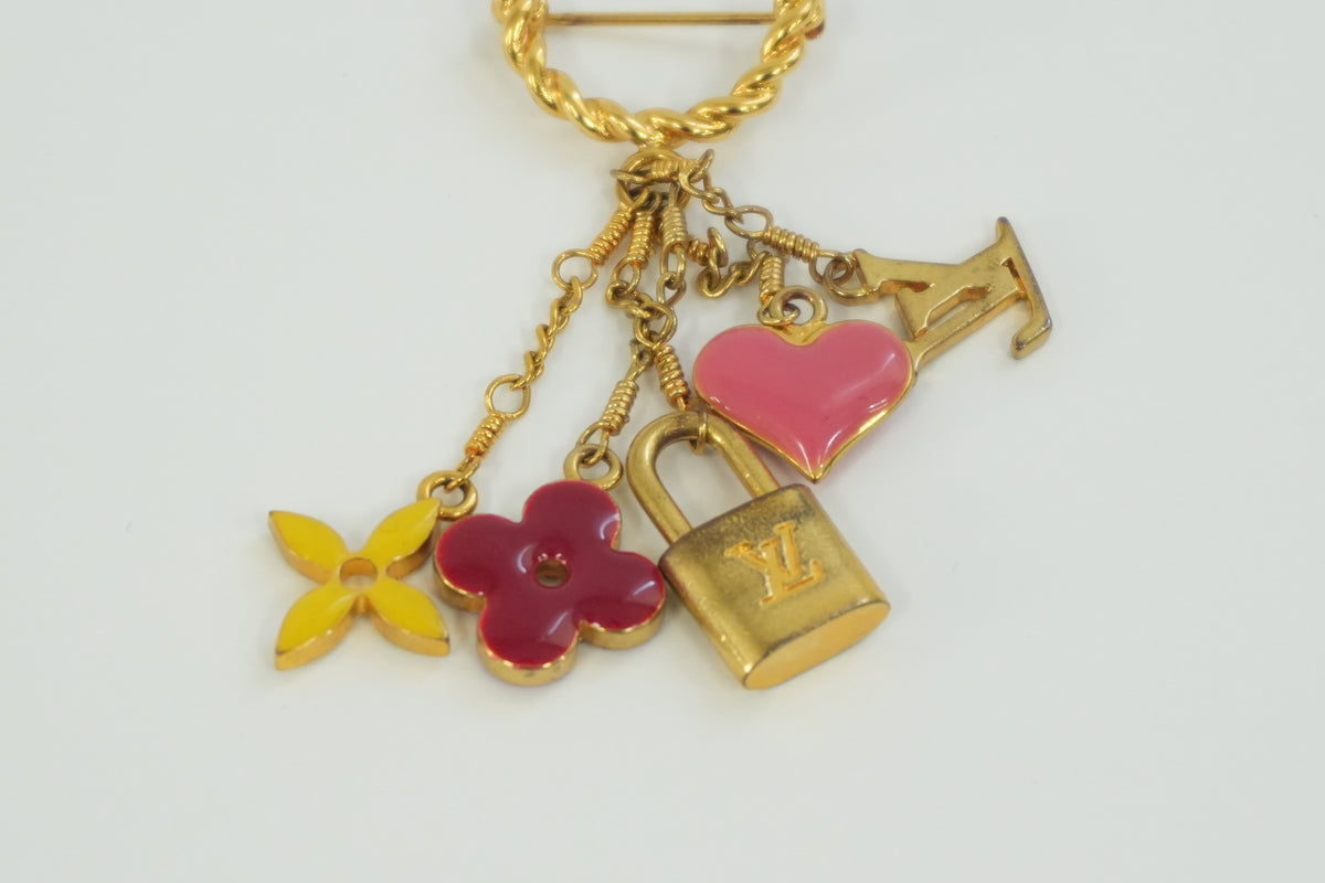 Pre-Owned Louis Vuitton Bag Charm multi color