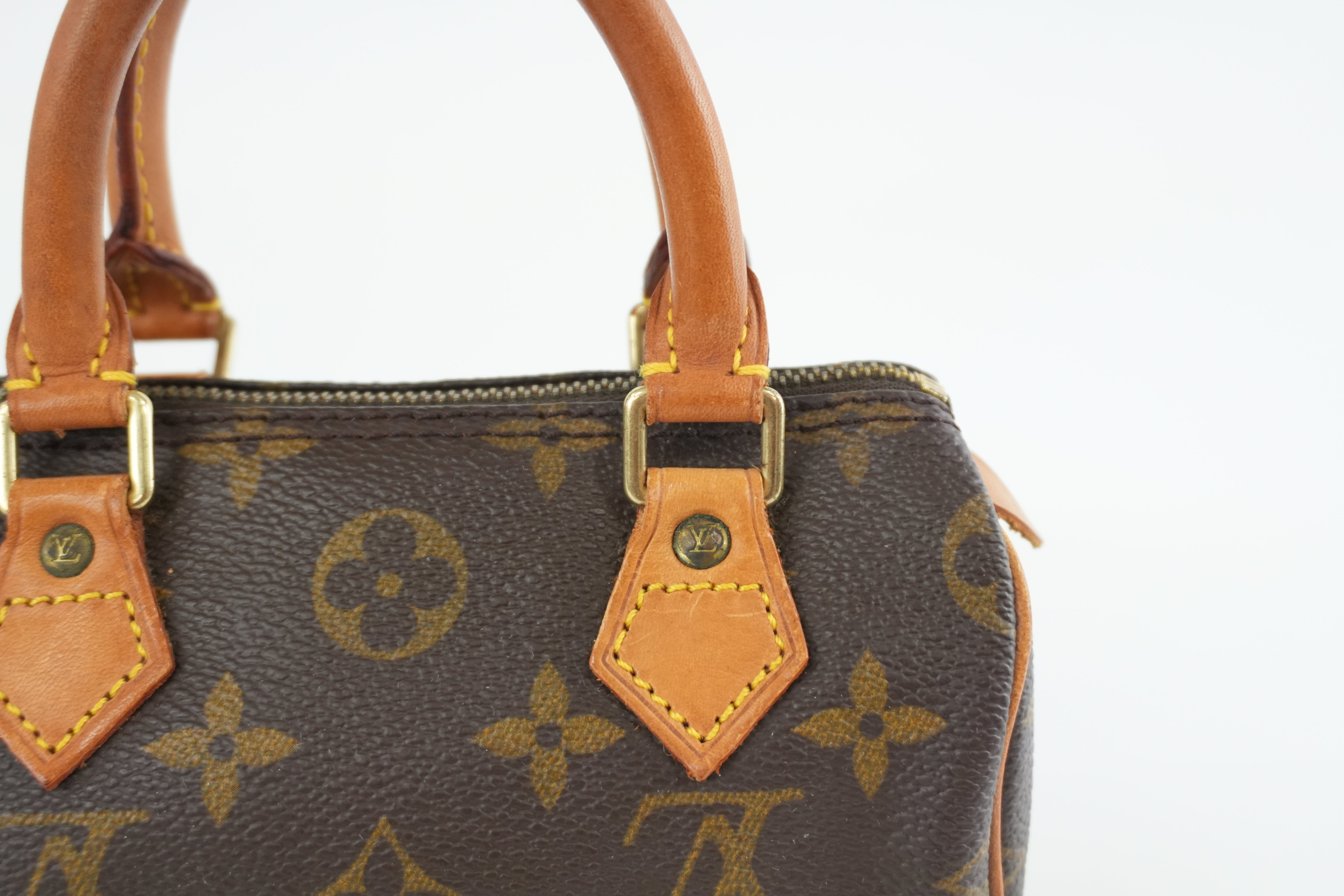 Louis Vuitton Monogram Mini Speedy Handbag Used