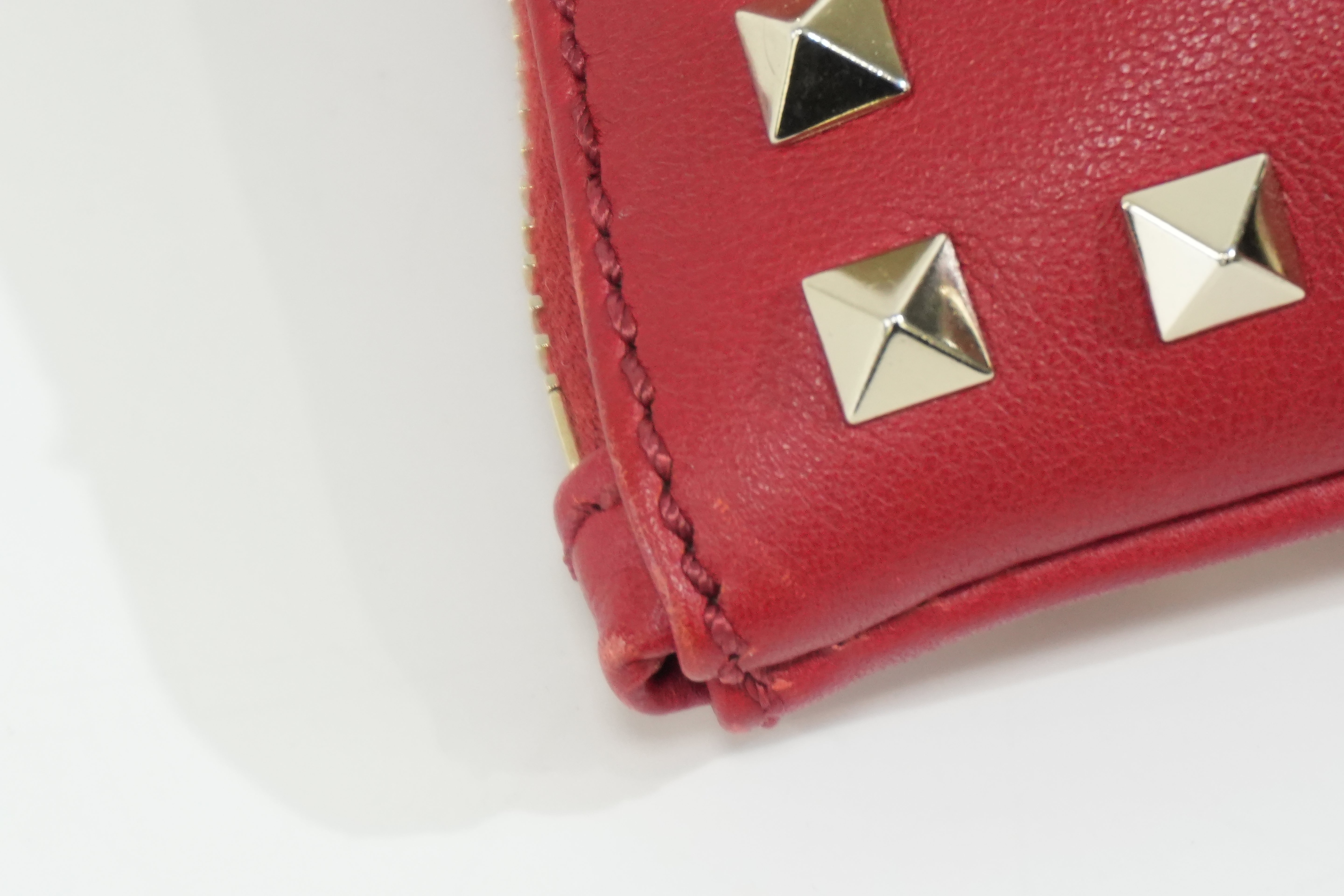 Pre-owned Valentino Wrist Clutch Bag Red