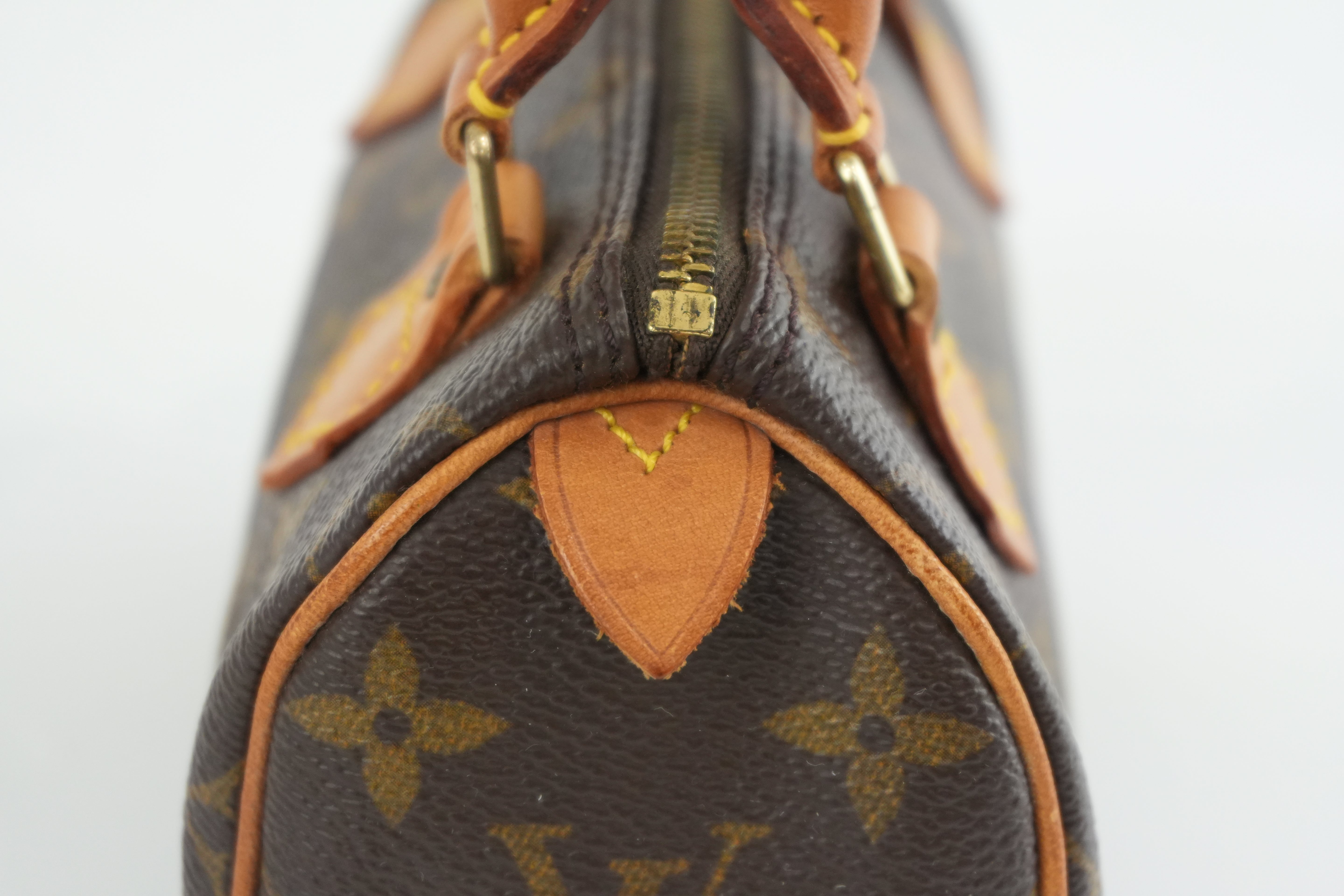 Louis Vuitton Monogram Mini Speedy Handbag Used