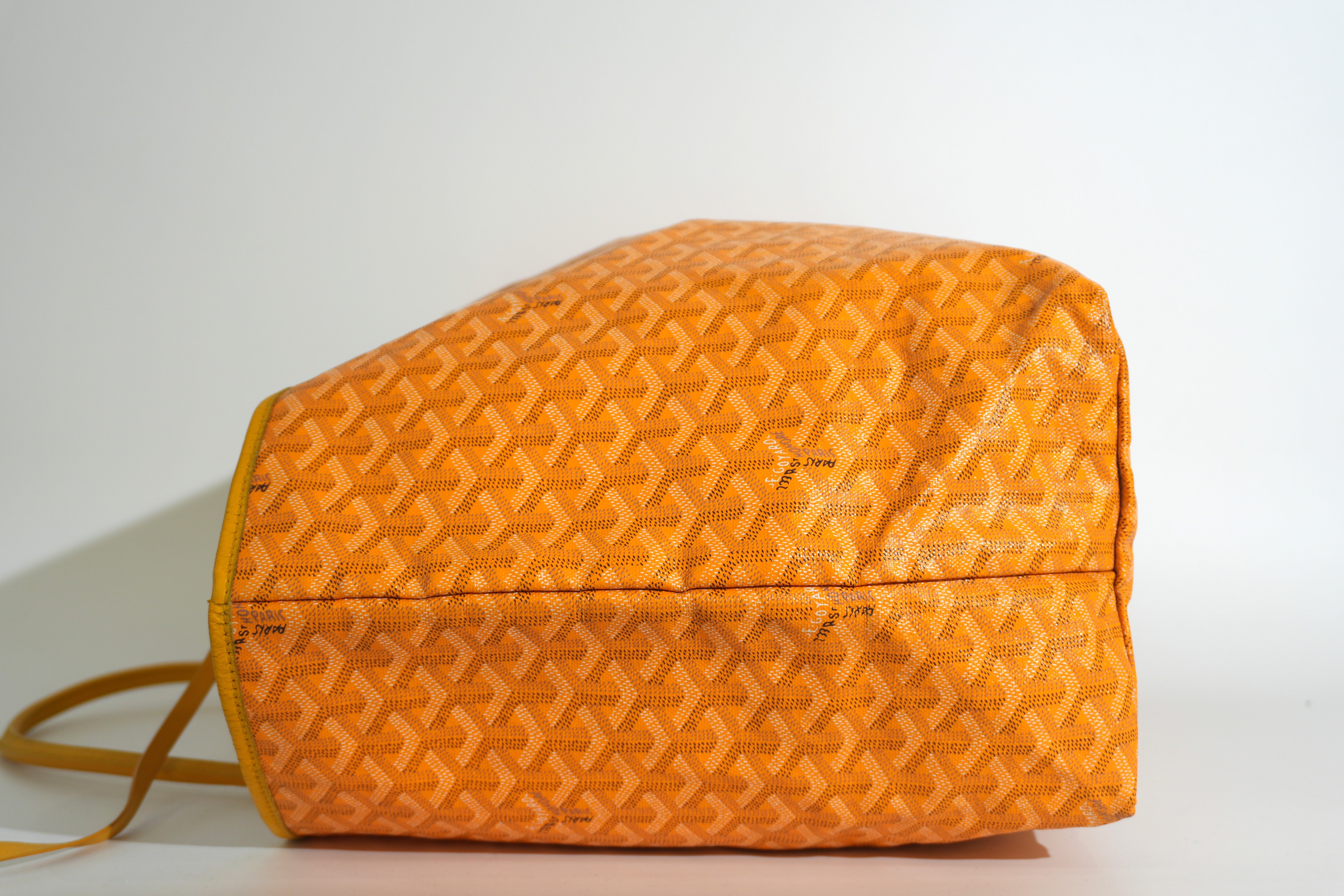 Pre-owned Goyard Saint Louis GM Tote Bag Yellow