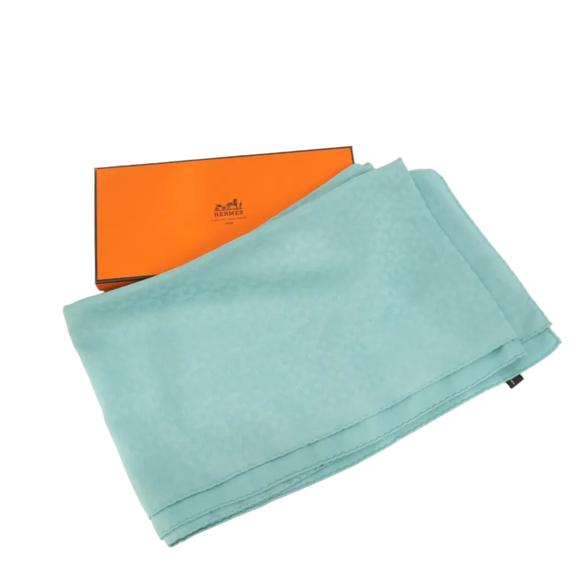Pre-Owned Hermes Stole Teal