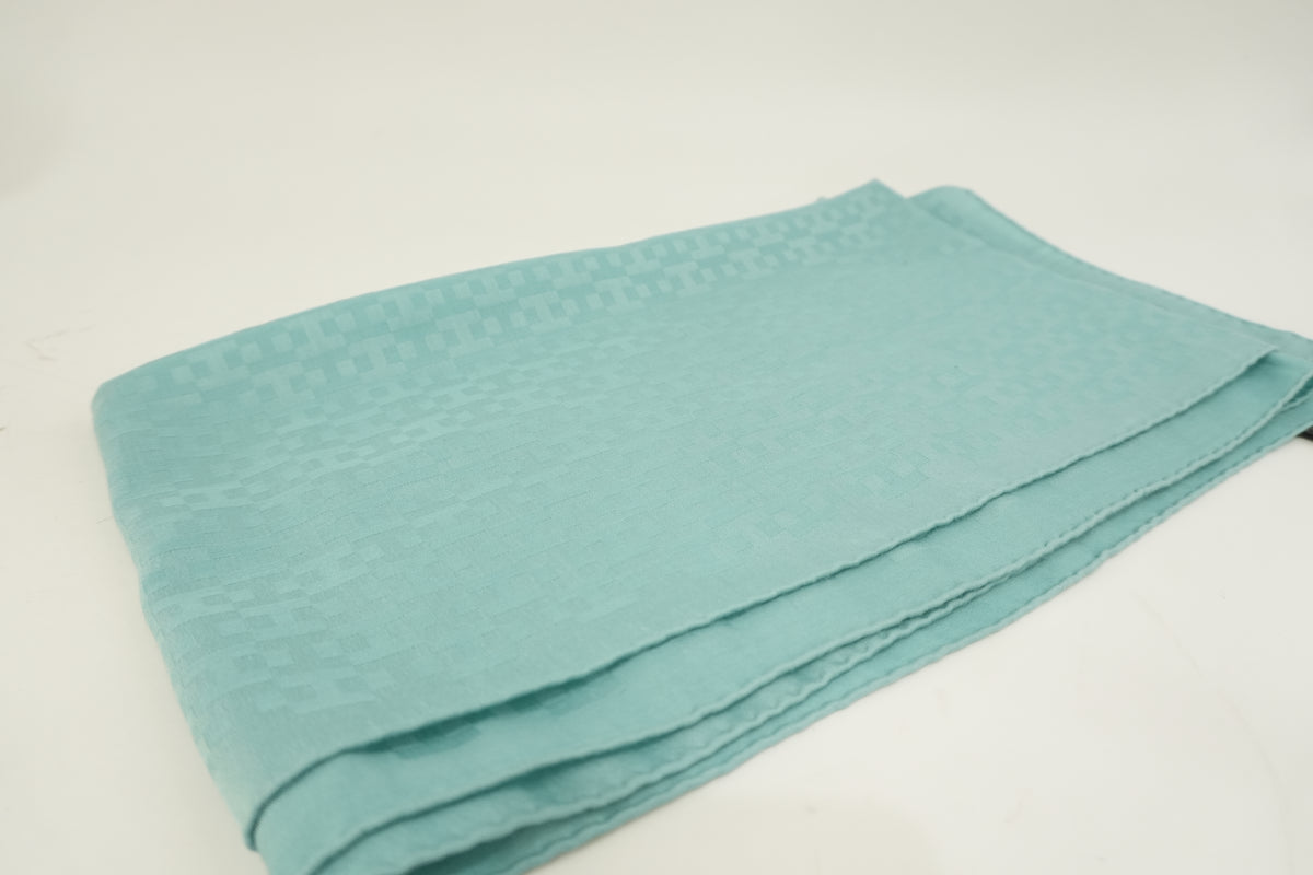 Pre-Owned Hermes Stole Teal