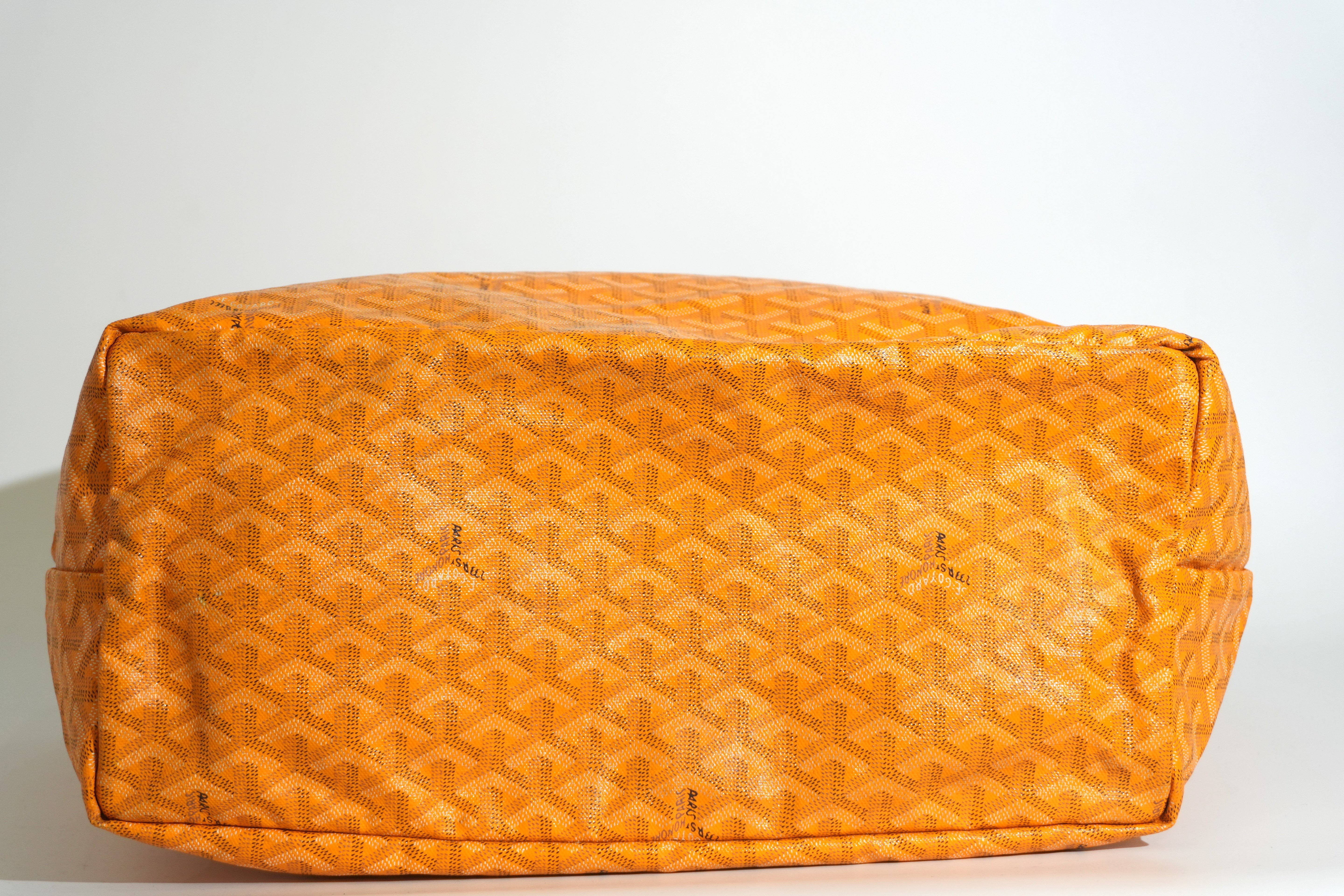 Pre-owned Goyard Saint Louis GM Tote Bag Yellow