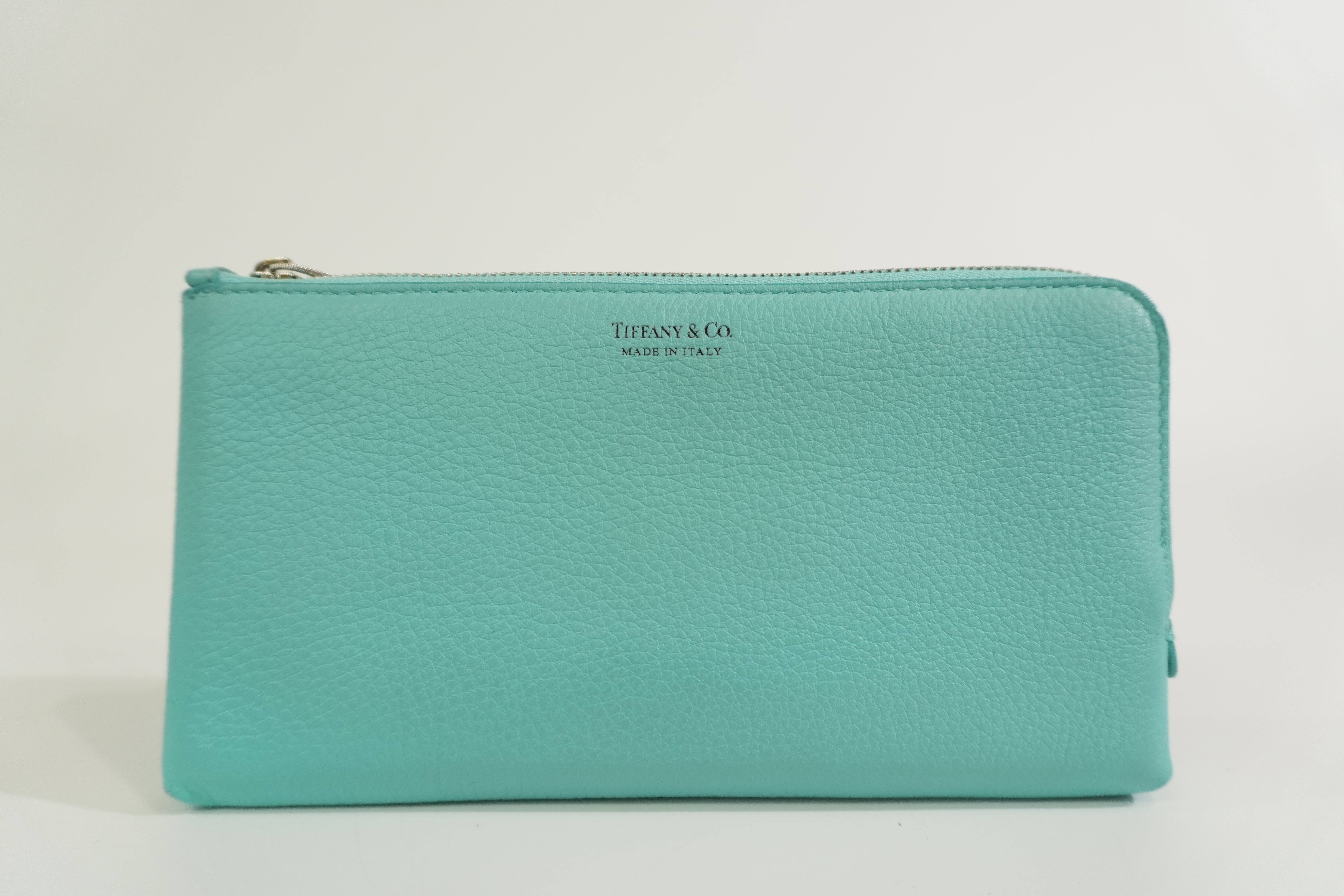 Pre-owned Tiffany & Co. Zippy Wallet Green