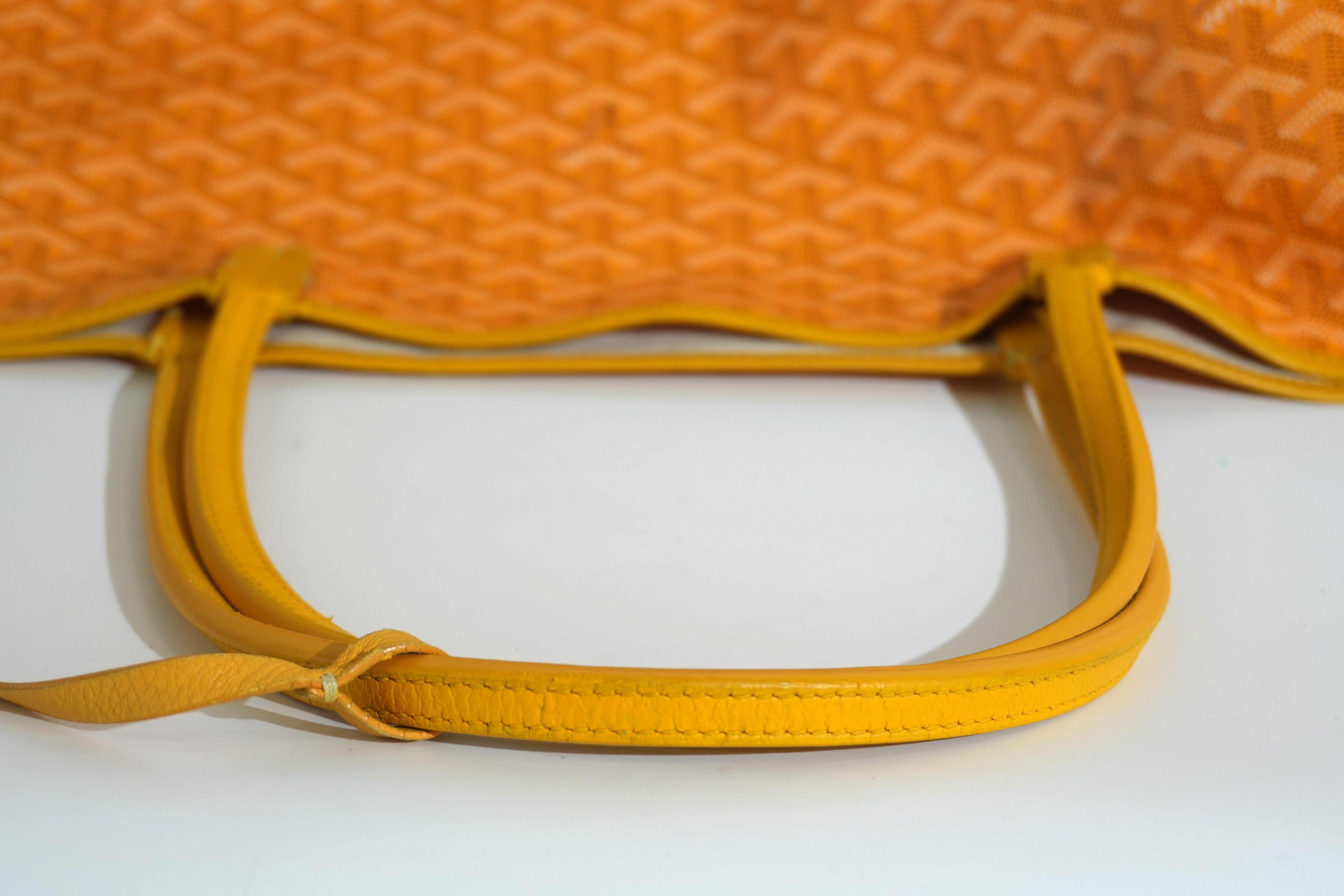 Pre-owned Goyard Saint Louis GM Tote Bag Yellow