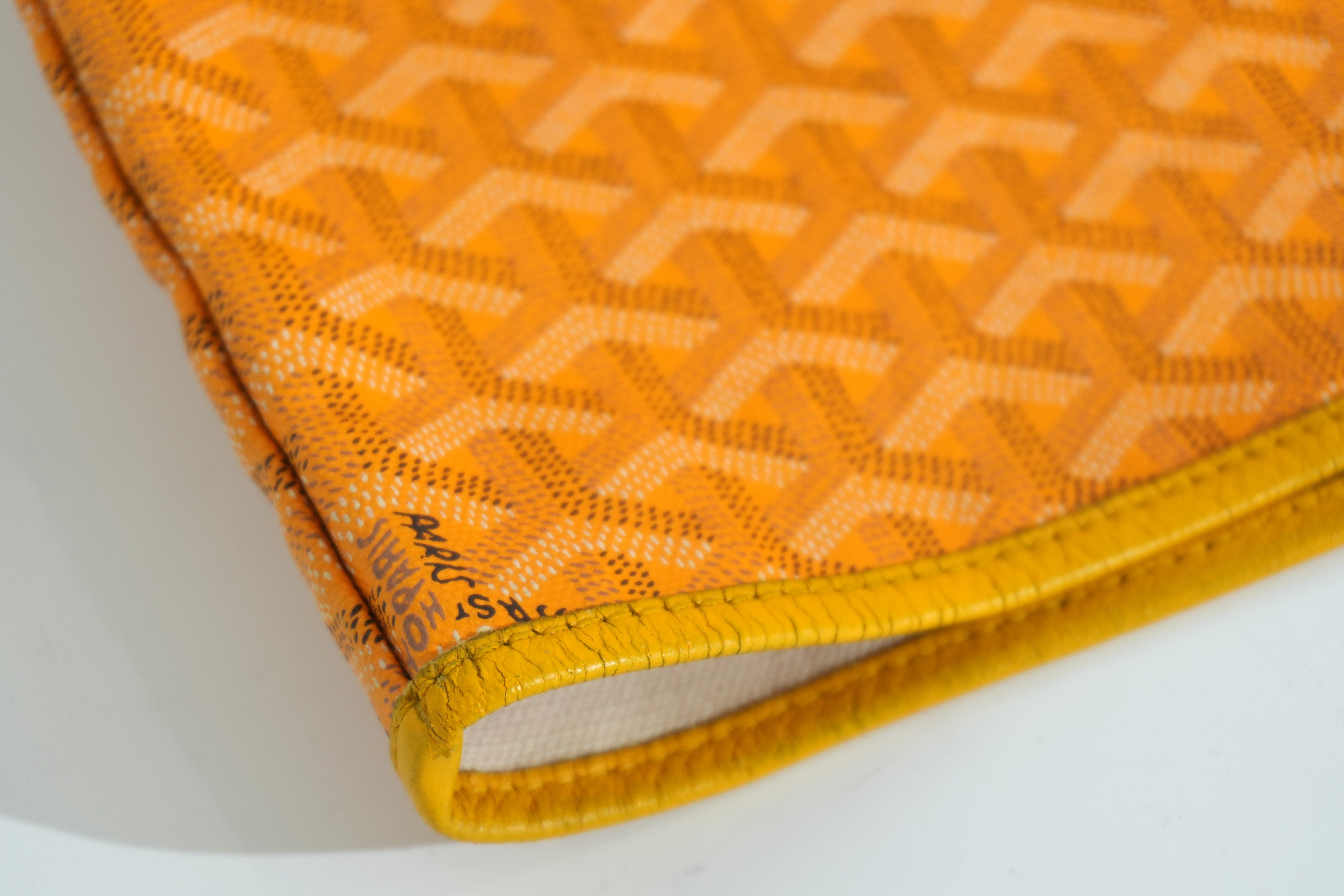 Pre-owned Goyard Saint Louis GM Tote Bag Yellow