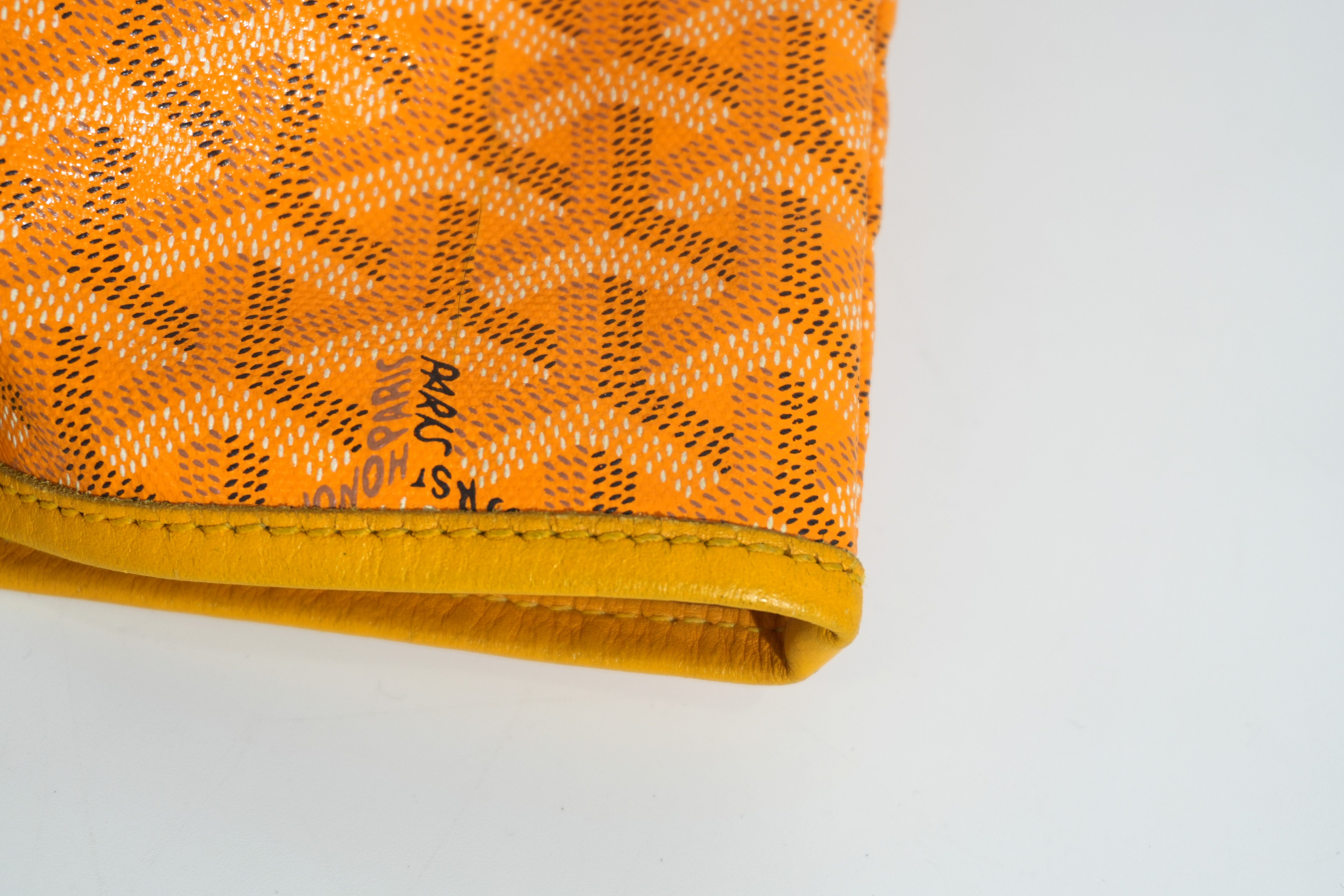 Pre-owned Goyard Saint Louis GM Tote Bag Yellow