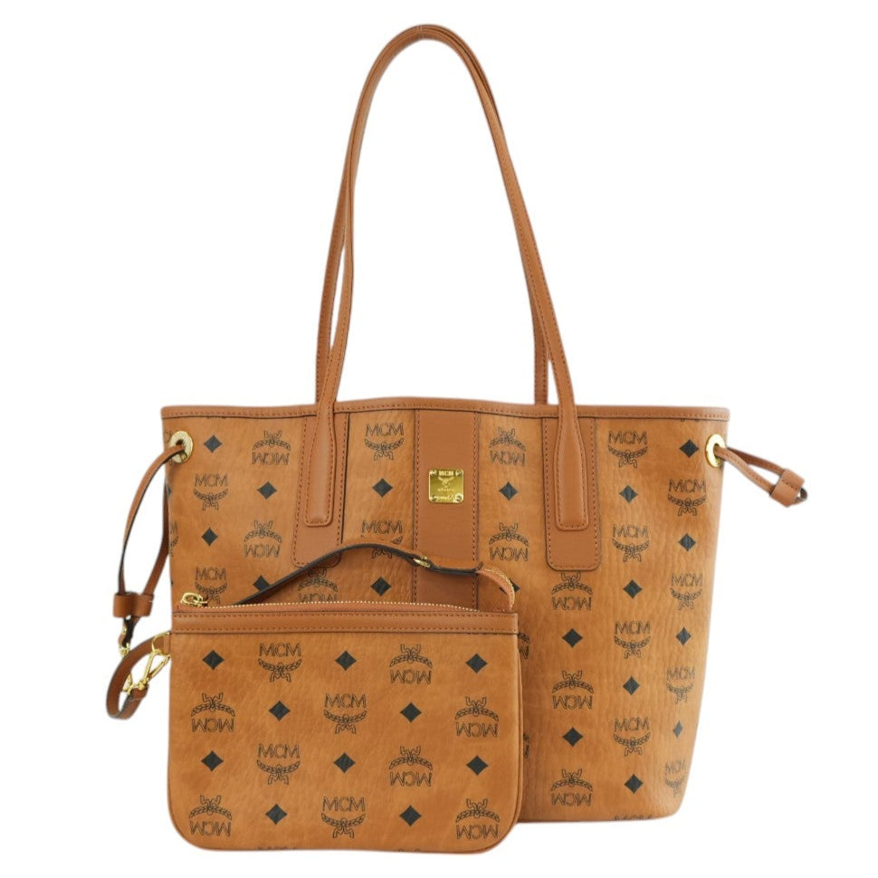 MCM Tote Bag Cognac Used