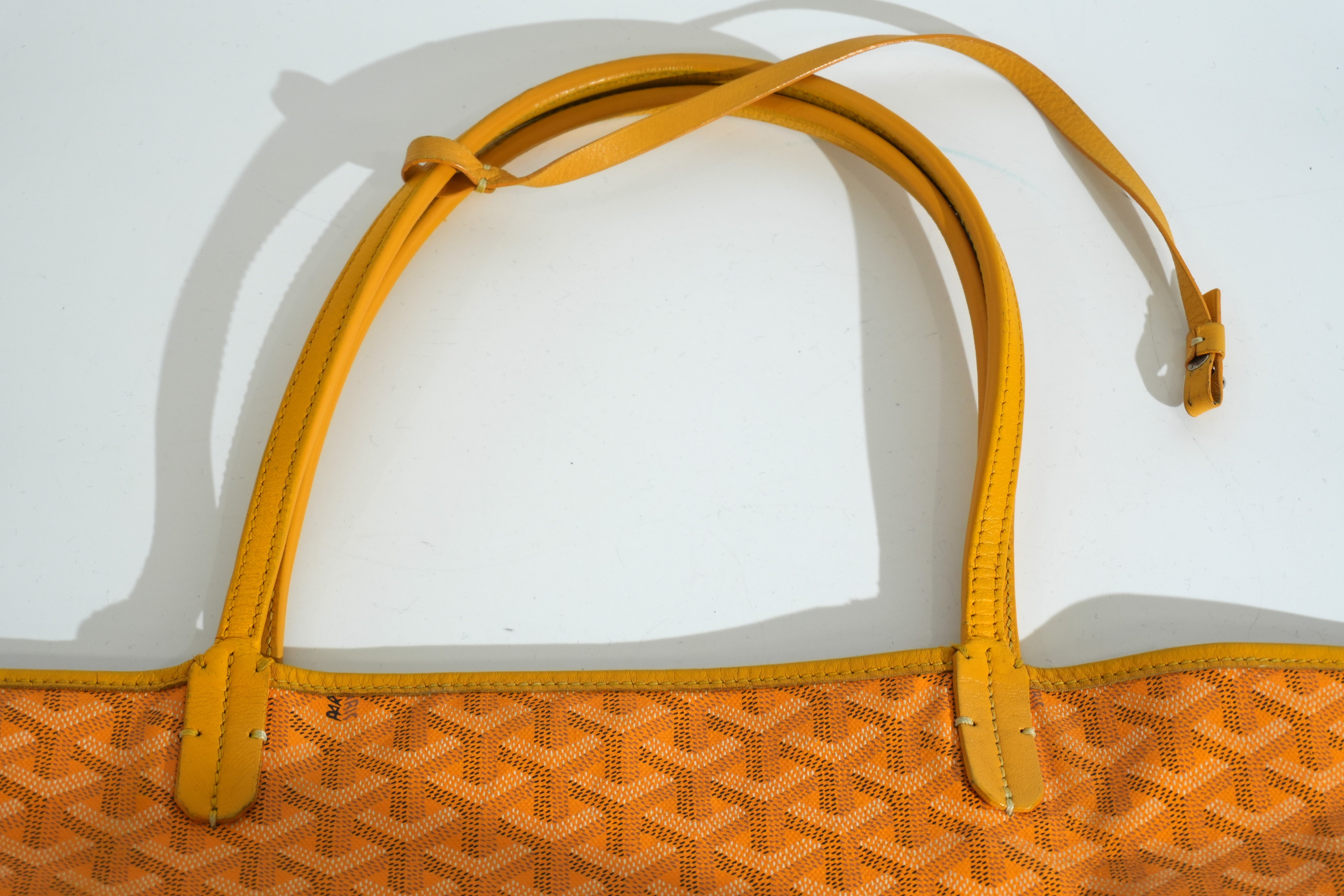 Pre-owned Goyard Saint Louis GM Tote Bag Yellow
