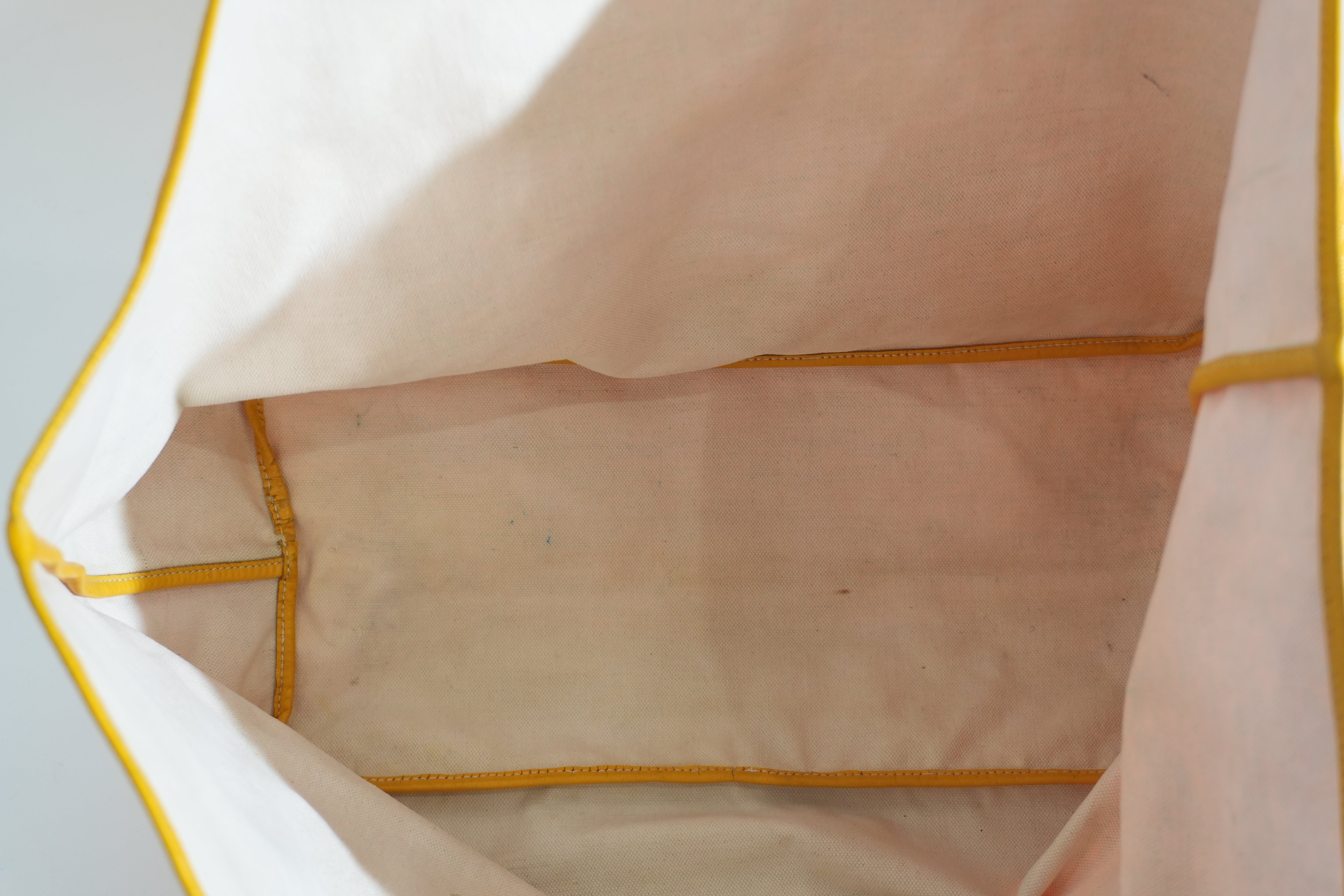 Pre-owned Goyard Saint Louis GM Tote Bag Yellow