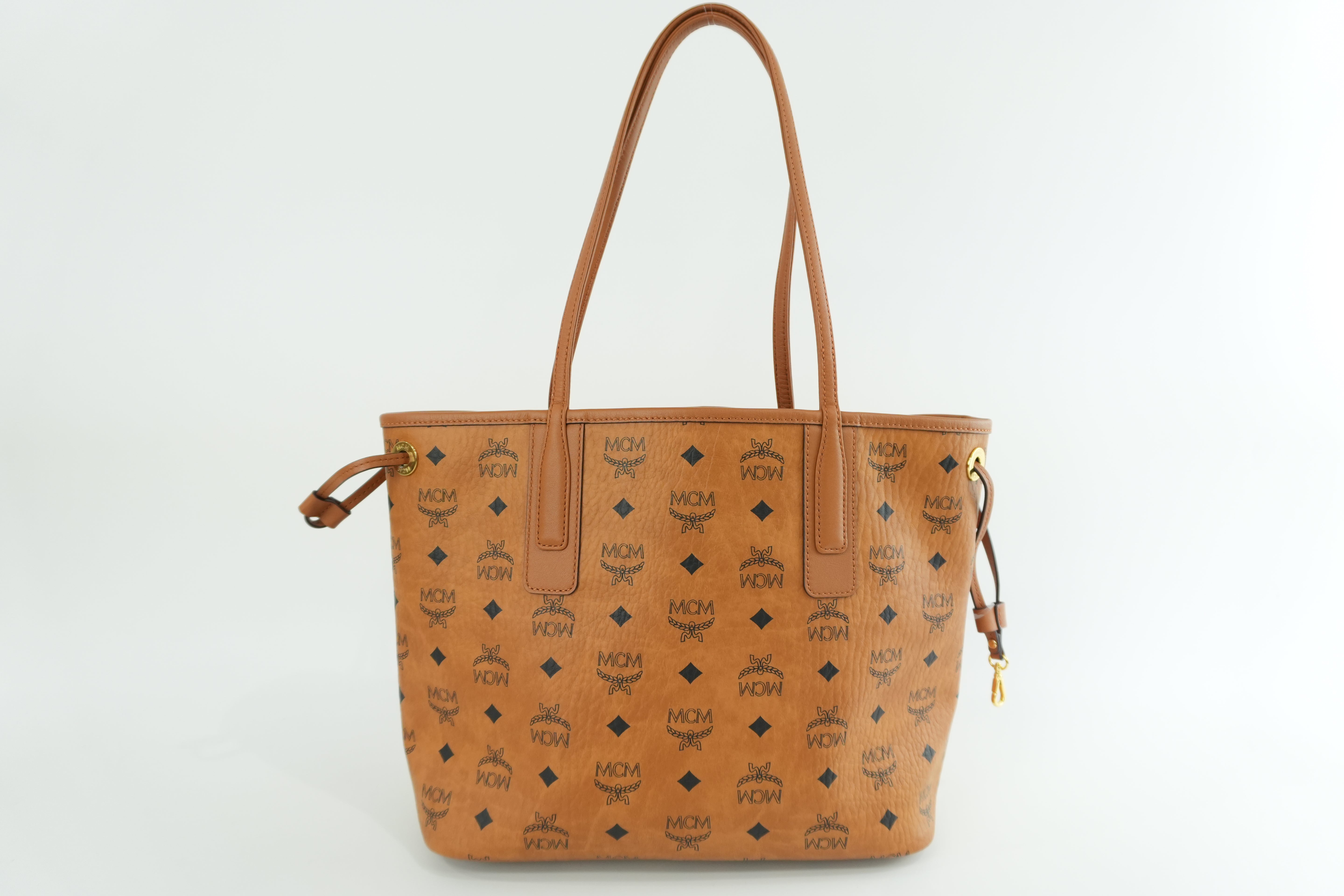 MCM Tote Bag Cognac Used