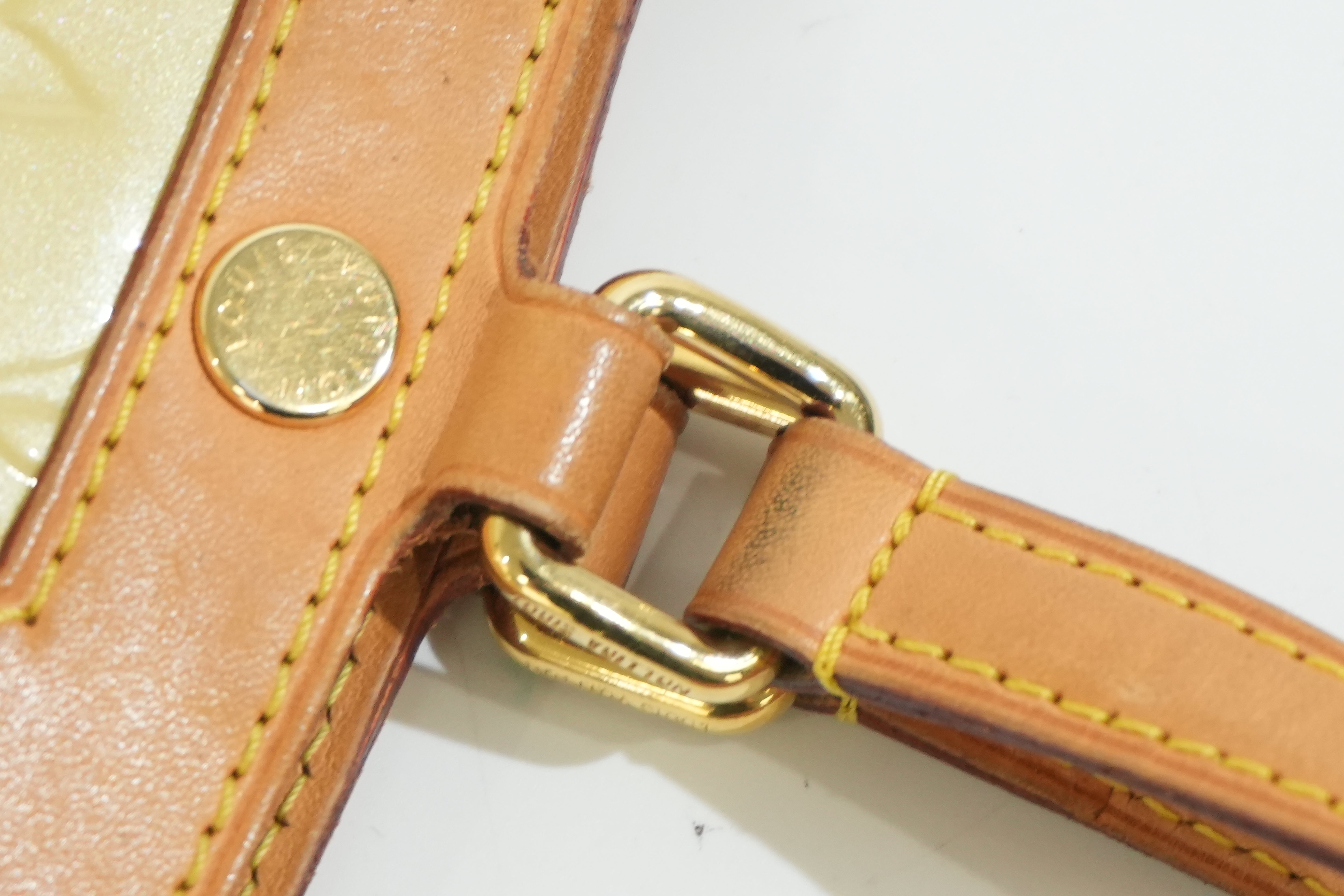 Pre-owned Louis Vuitton Vernis Handbag Yellow