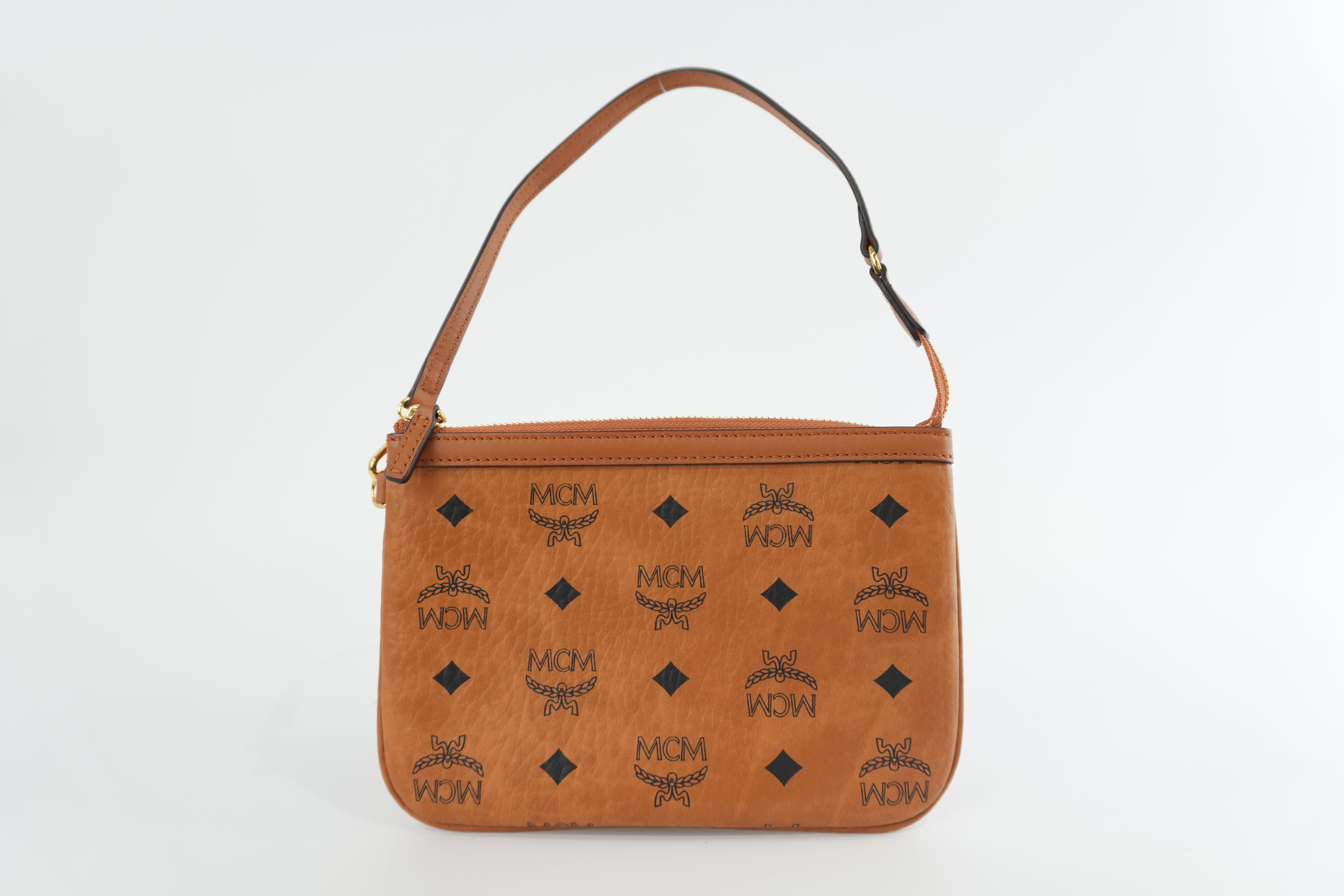 MCM Tote Bag Cognac Used