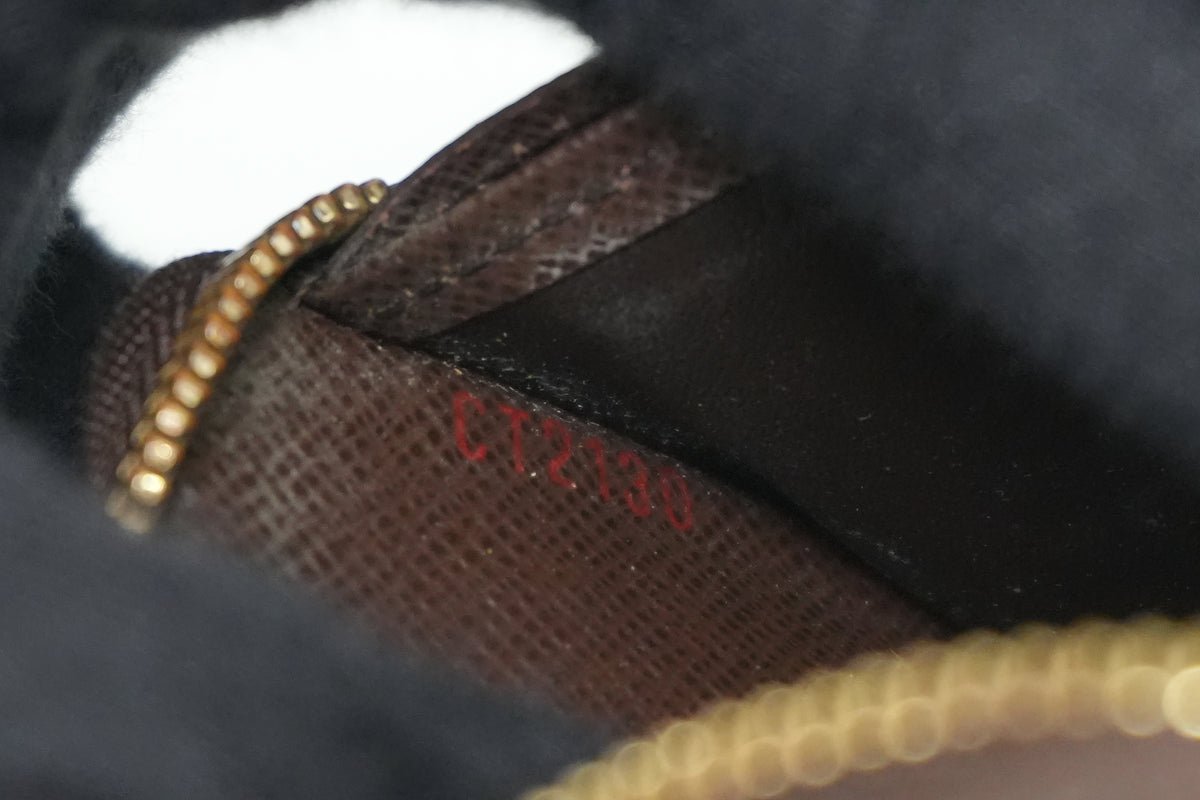 Pre-Owned Louis Vuitton Damier Ebene Card Case