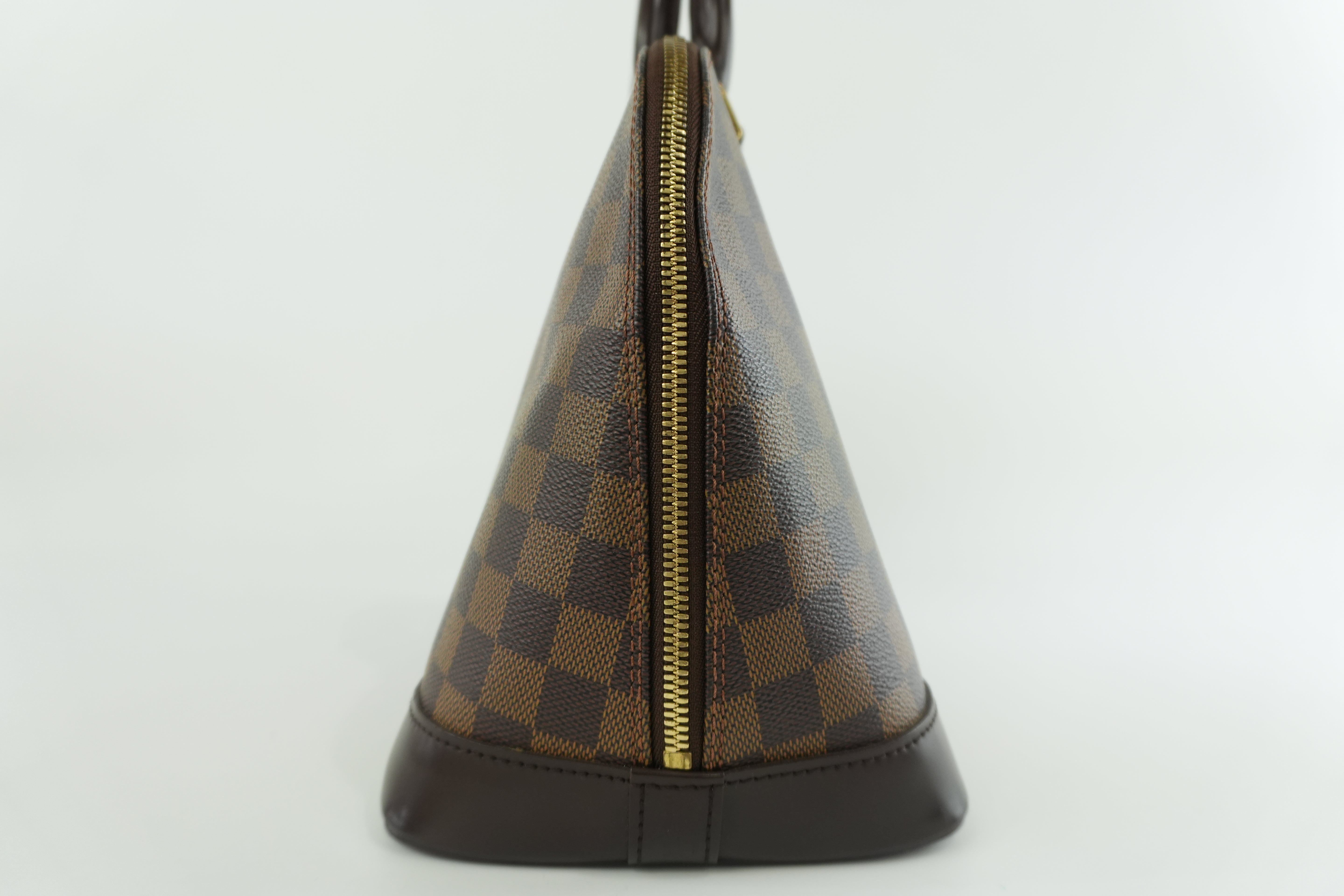 Louis Vuitton Damier Ebene Alma PM Handbag Used