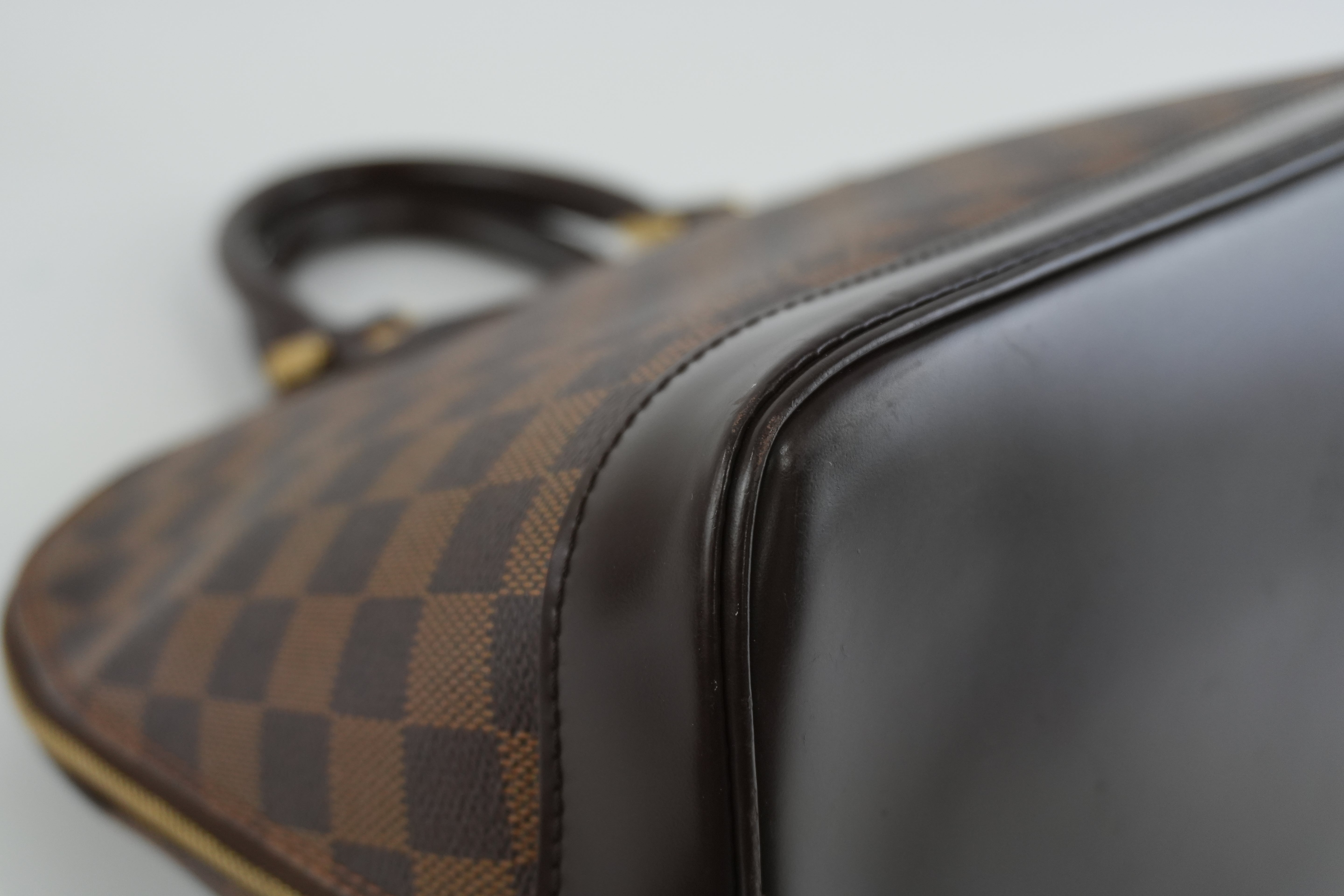 Louis Vuitton Damier Ebene Alma PM Handbag Used