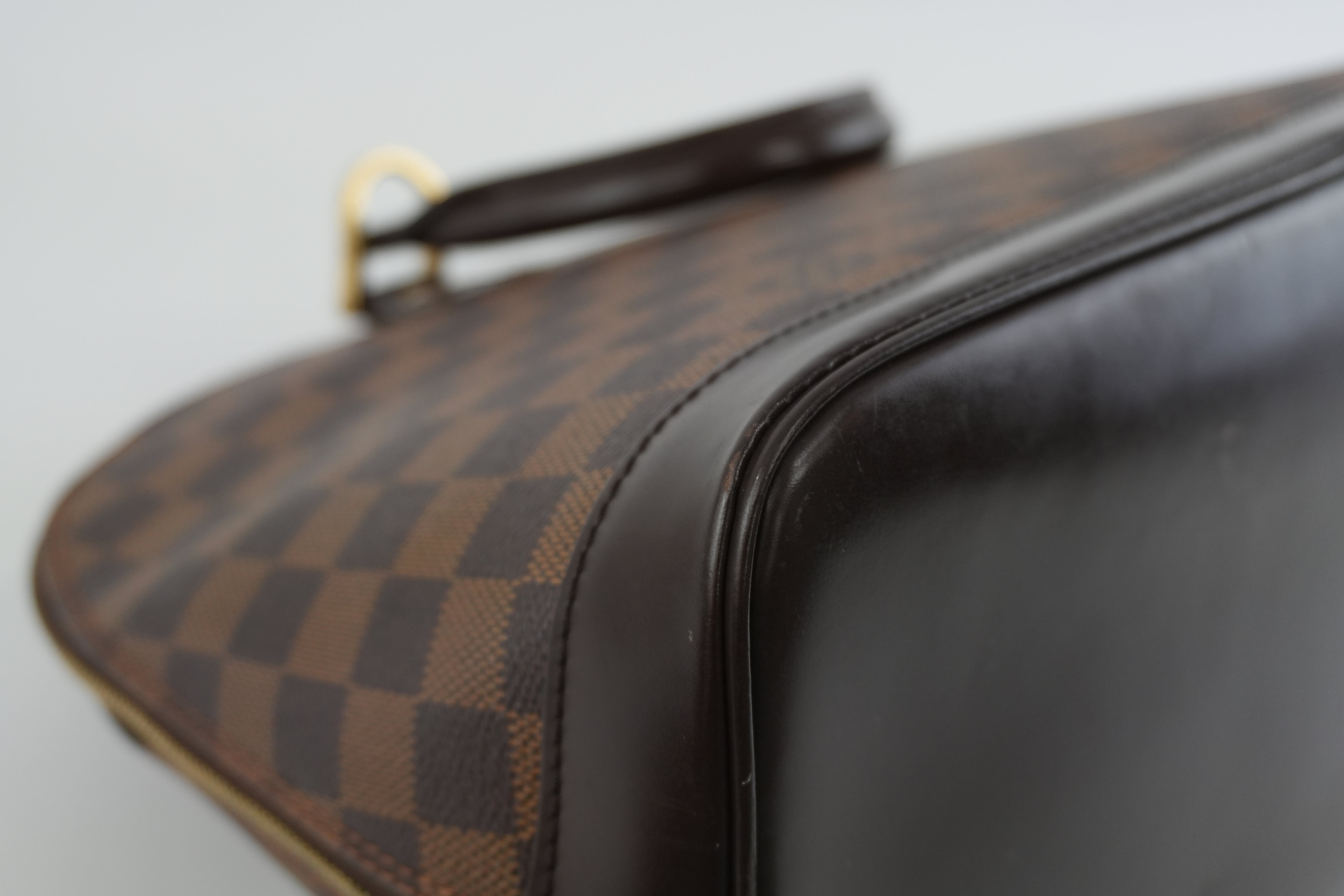 Louis Vuitton Damier Ebene Alma PM Handbag Used