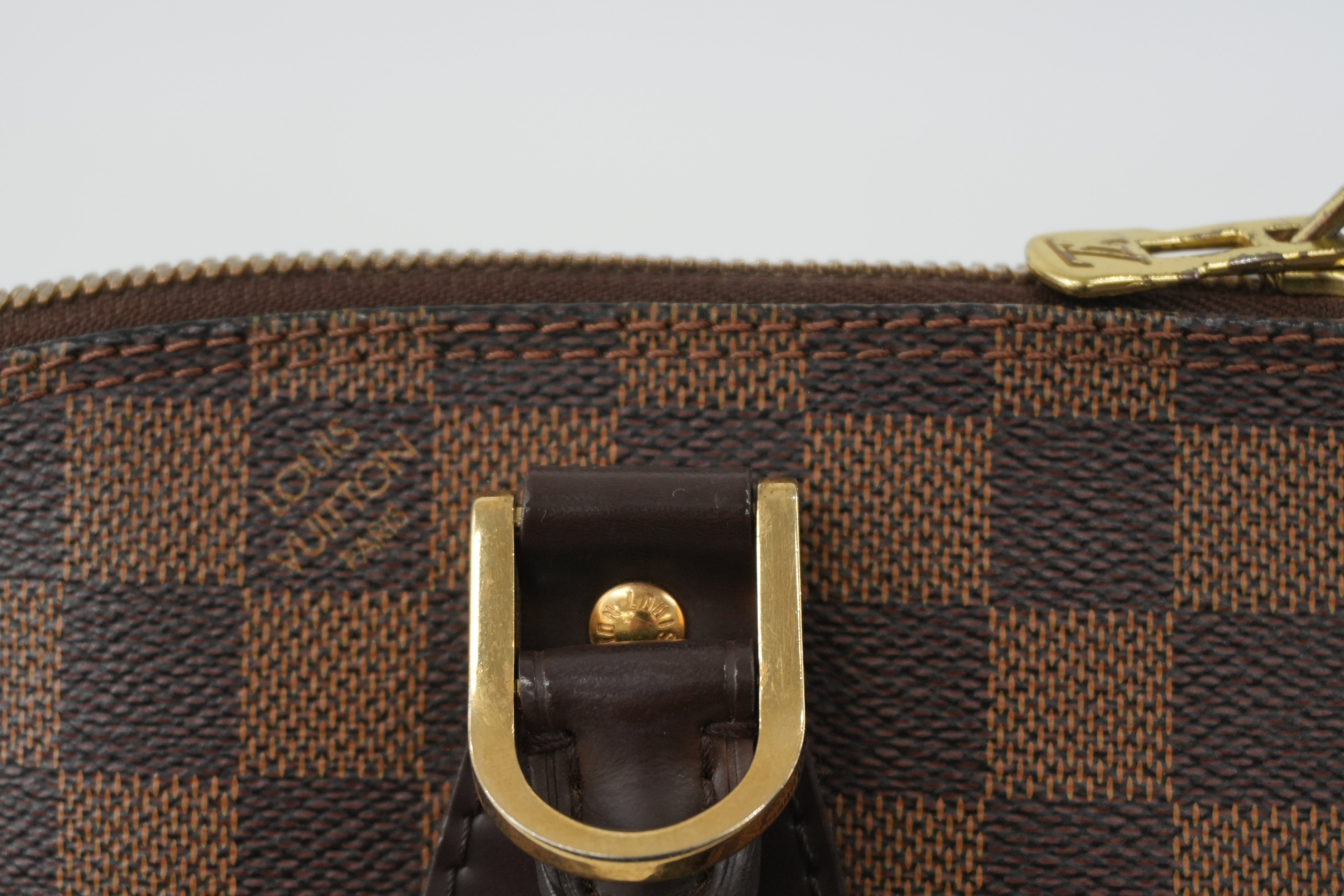 Louis Vuitton Damier Ebene Alma PM Handbag Used