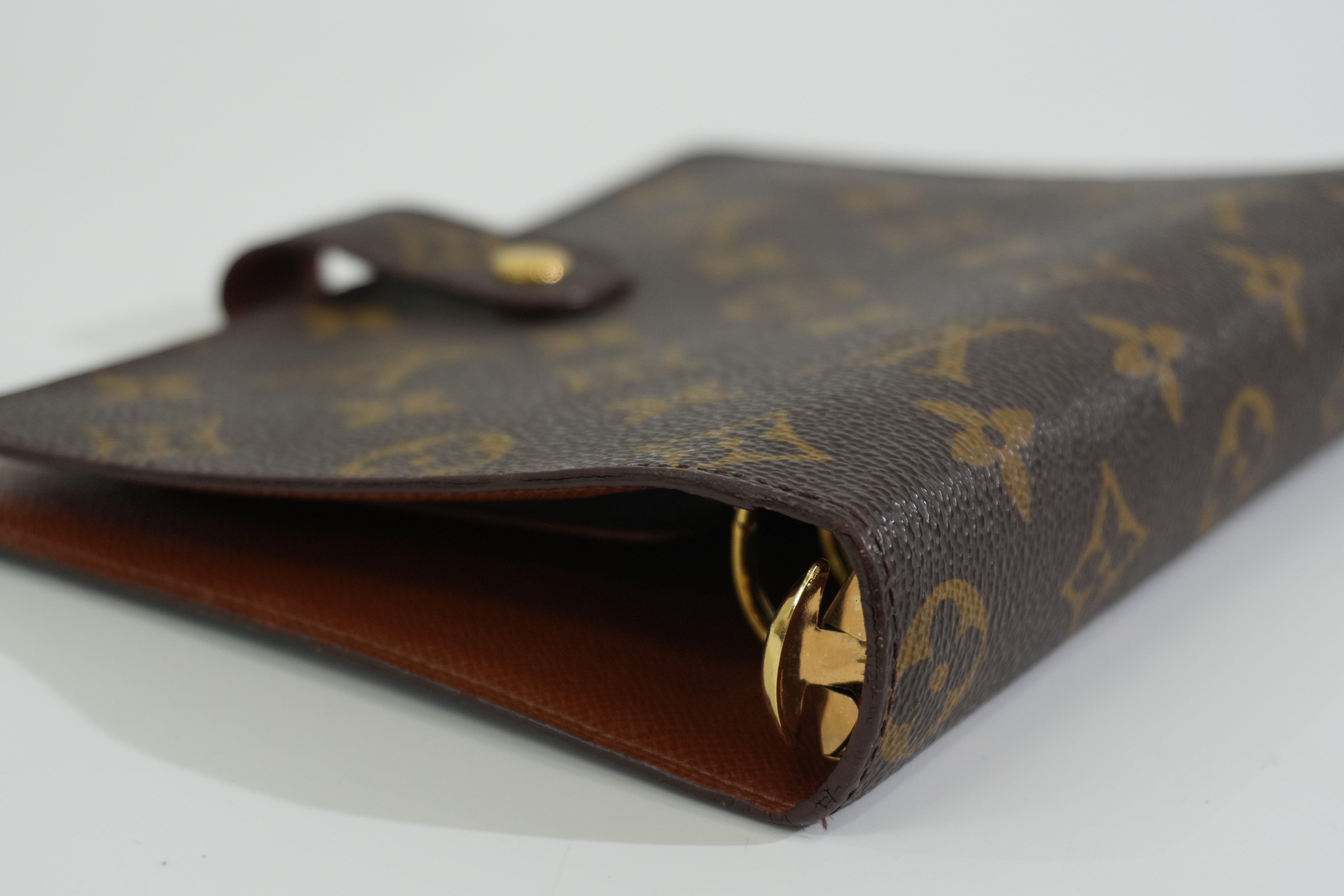 Pre-owned Louis Vuitton Monogram Agenda MM Cover