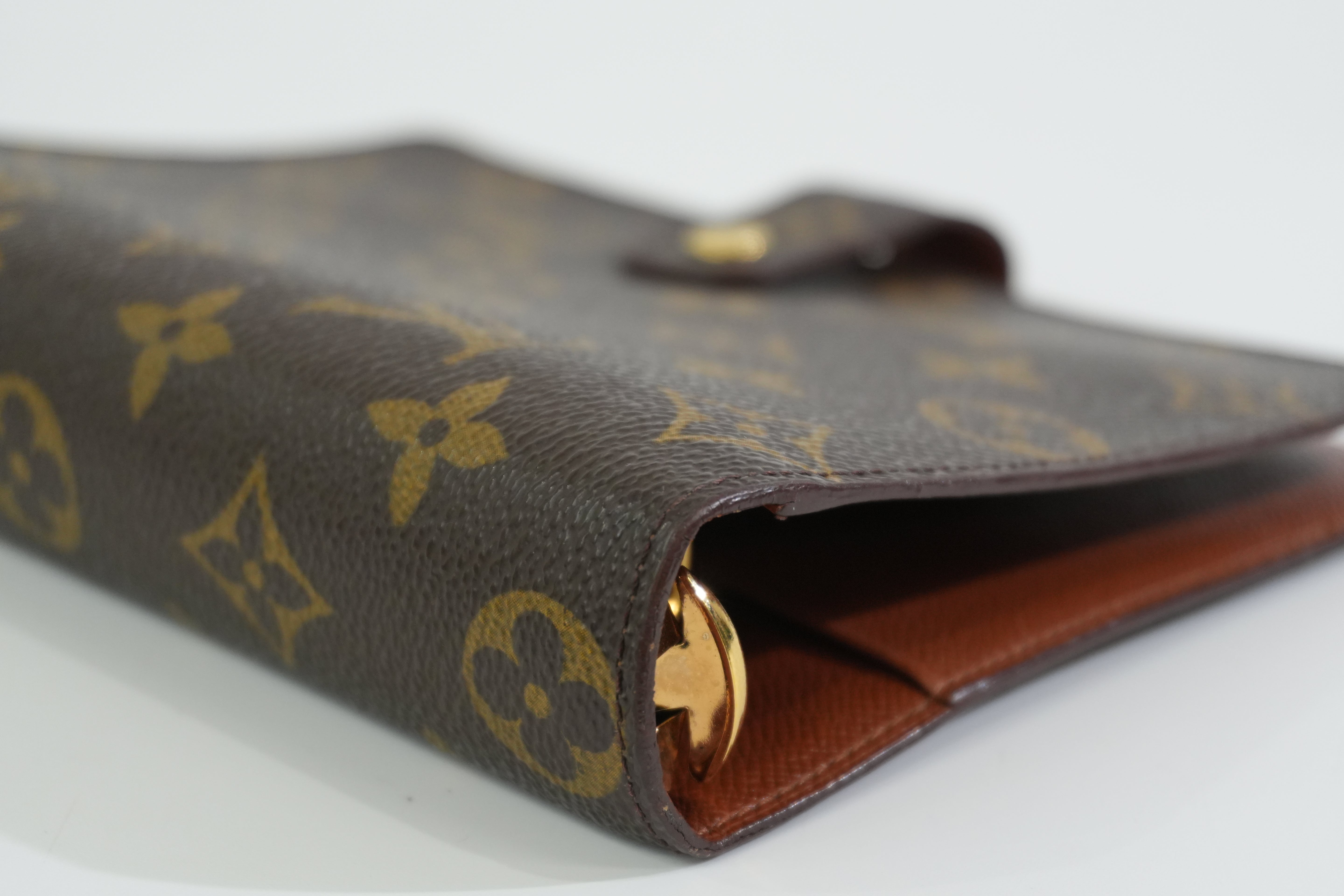 Pre-owned Louis Vuitton Monogram Agenda MM Cover
