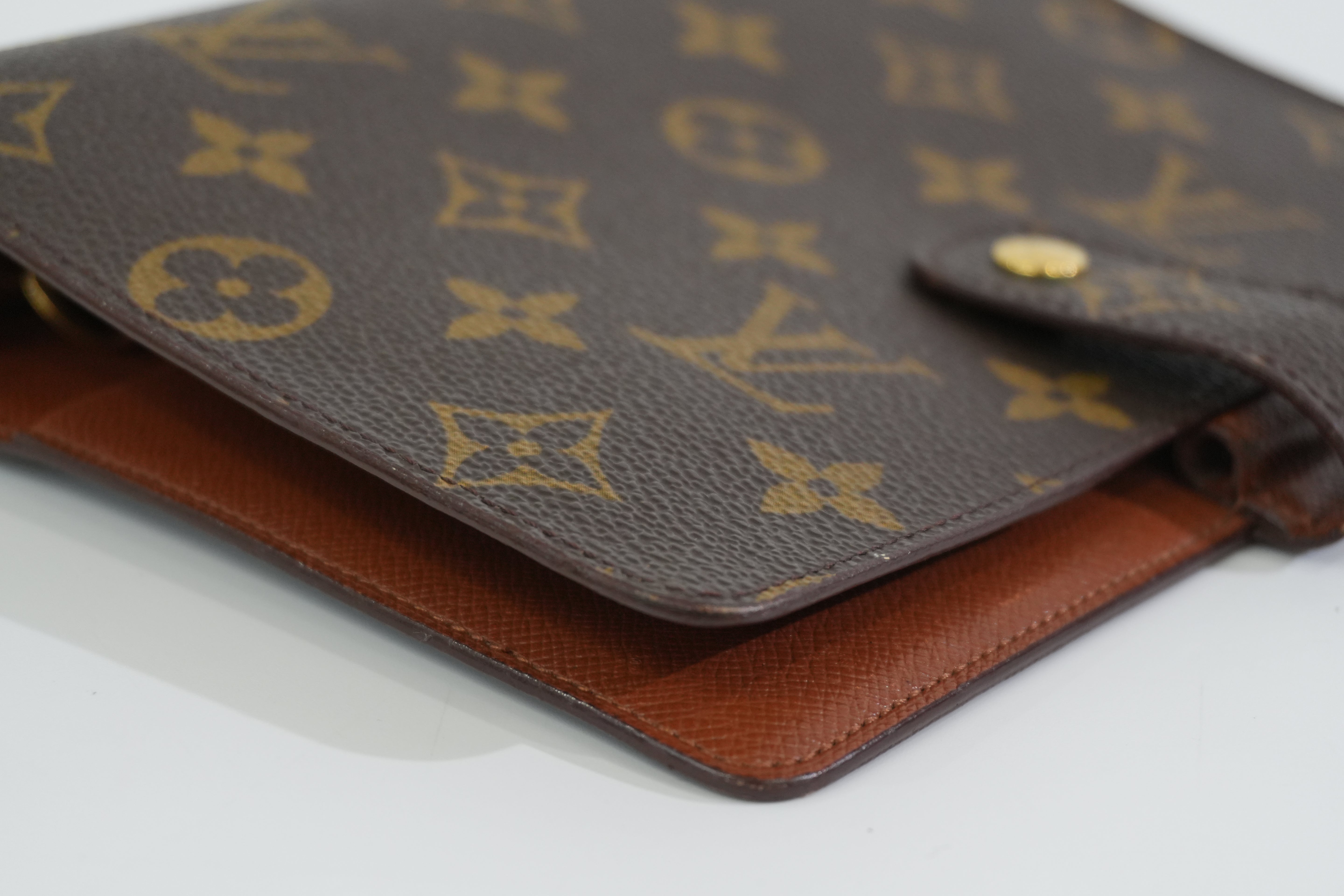 Pre-owned Louis Vuitton Monogram Agenda MM Cover