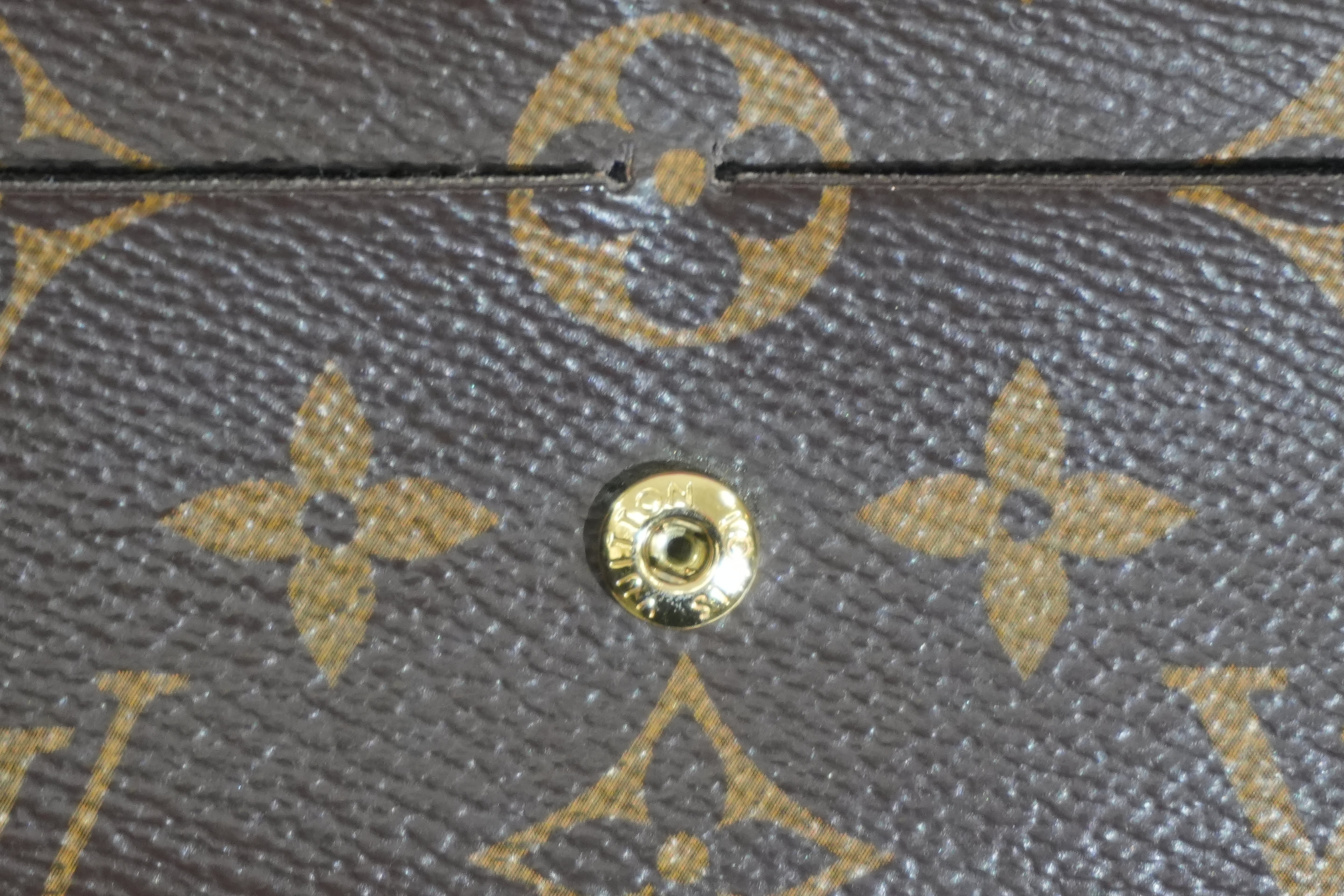 Pre-owned Louis Vuitton Monogram Emily Wallet Pink