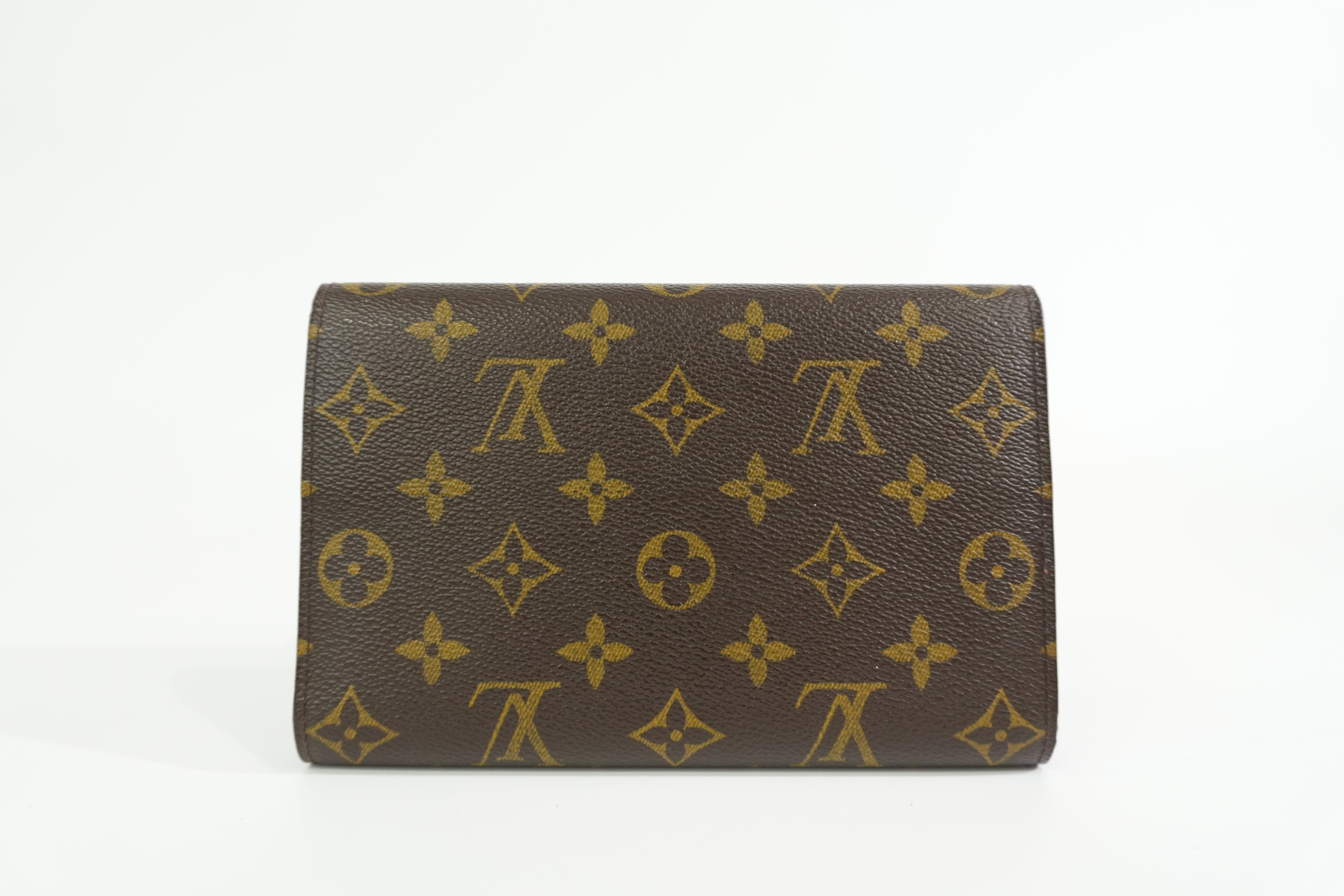 Pre-owned Louis Vuitton Monogram Trifold Long Wallet