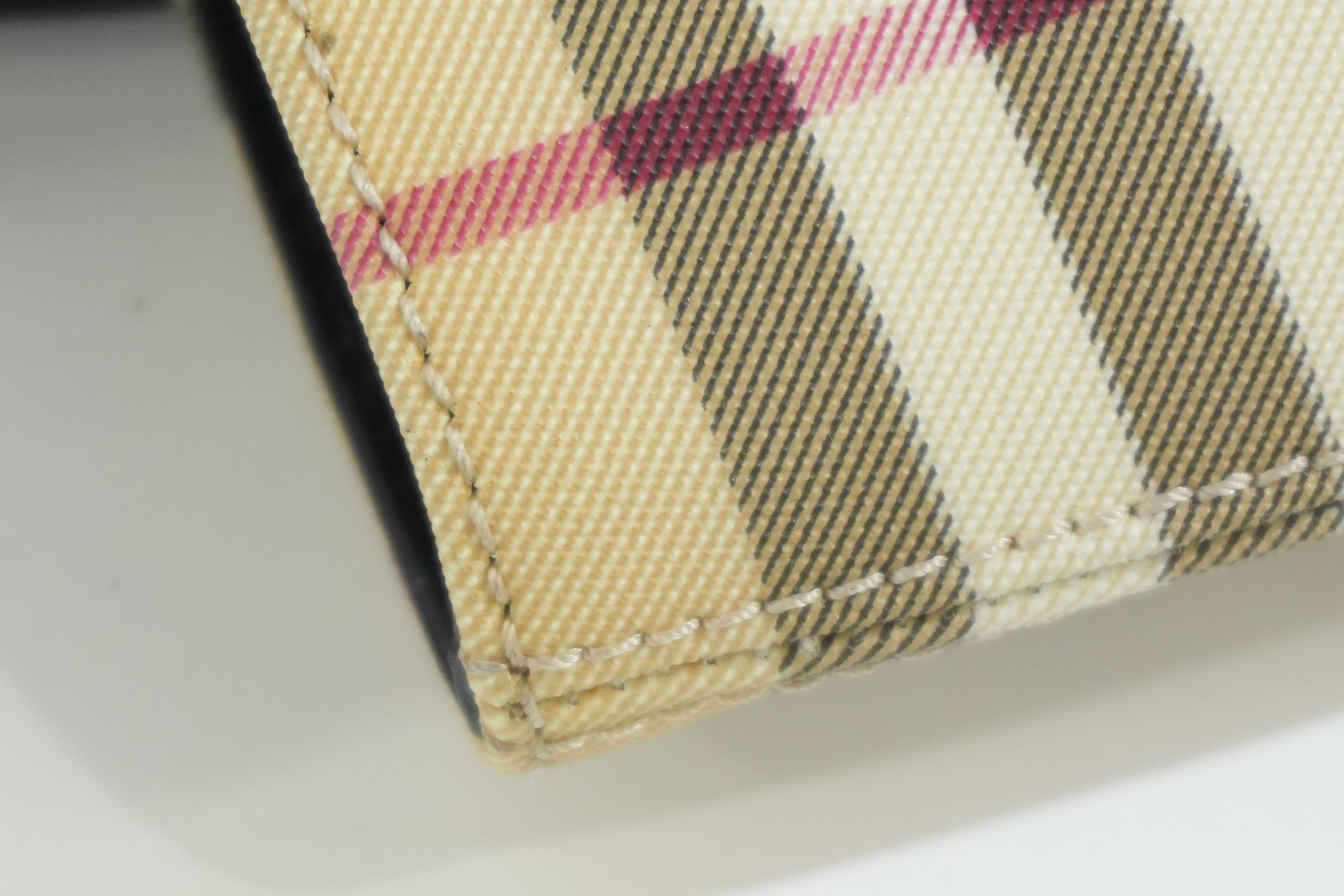 Pre-owned Burberry Nova Check Handbag Beige