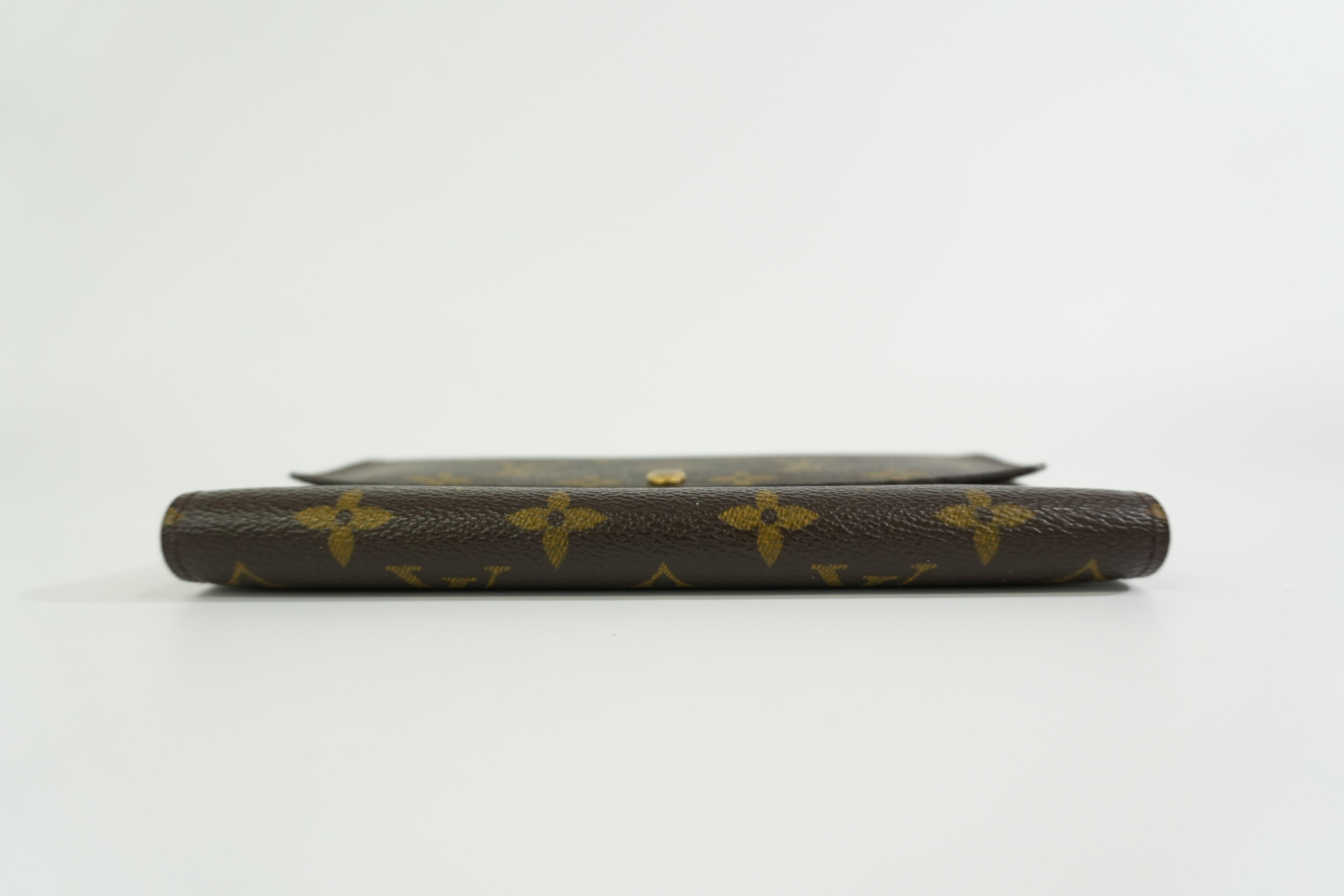 Pre-owned Louis Vuitton Monogram Trifold Long Wallet