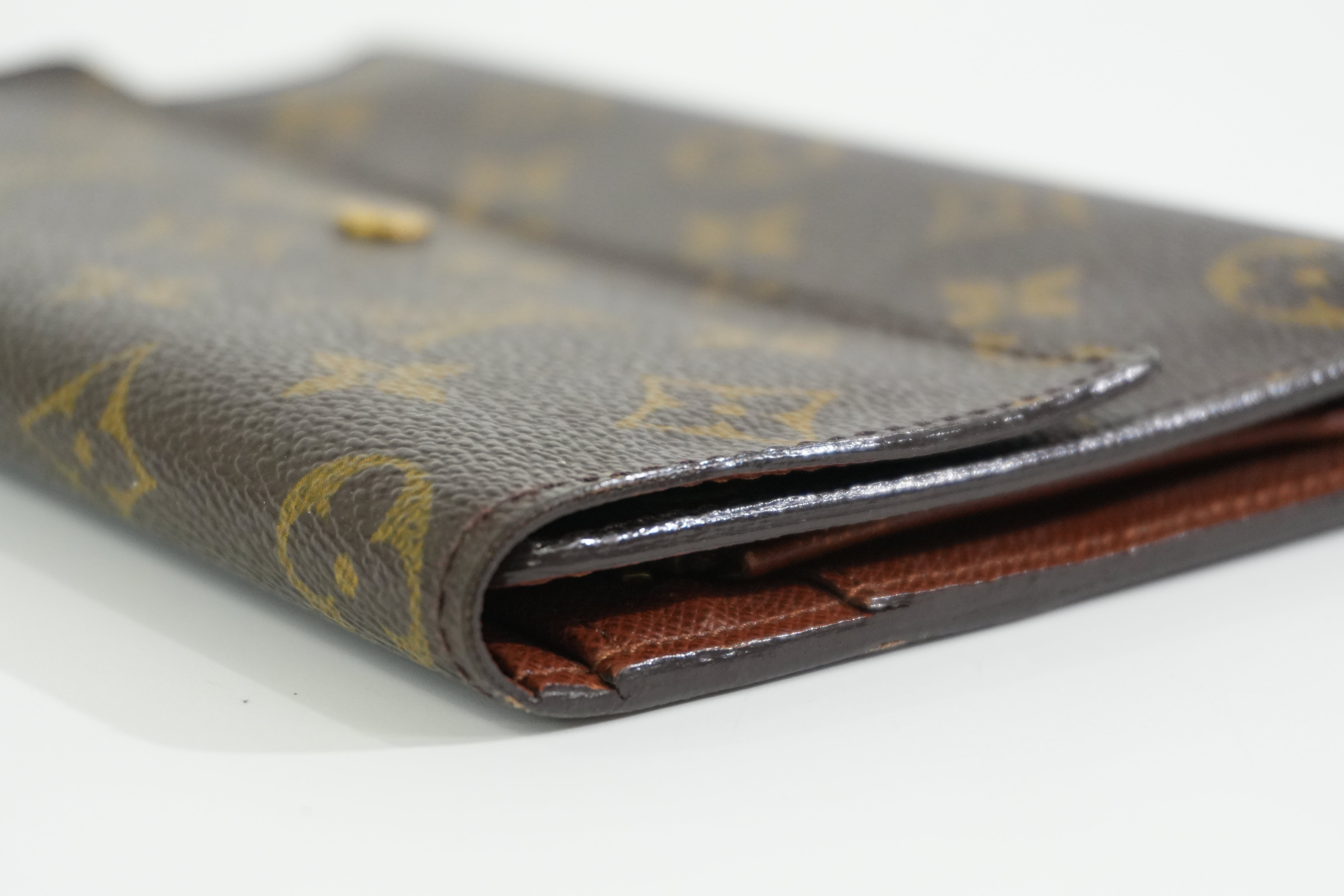 Pre-owned Louis Vuitton Monogram Trifold Long Wallet