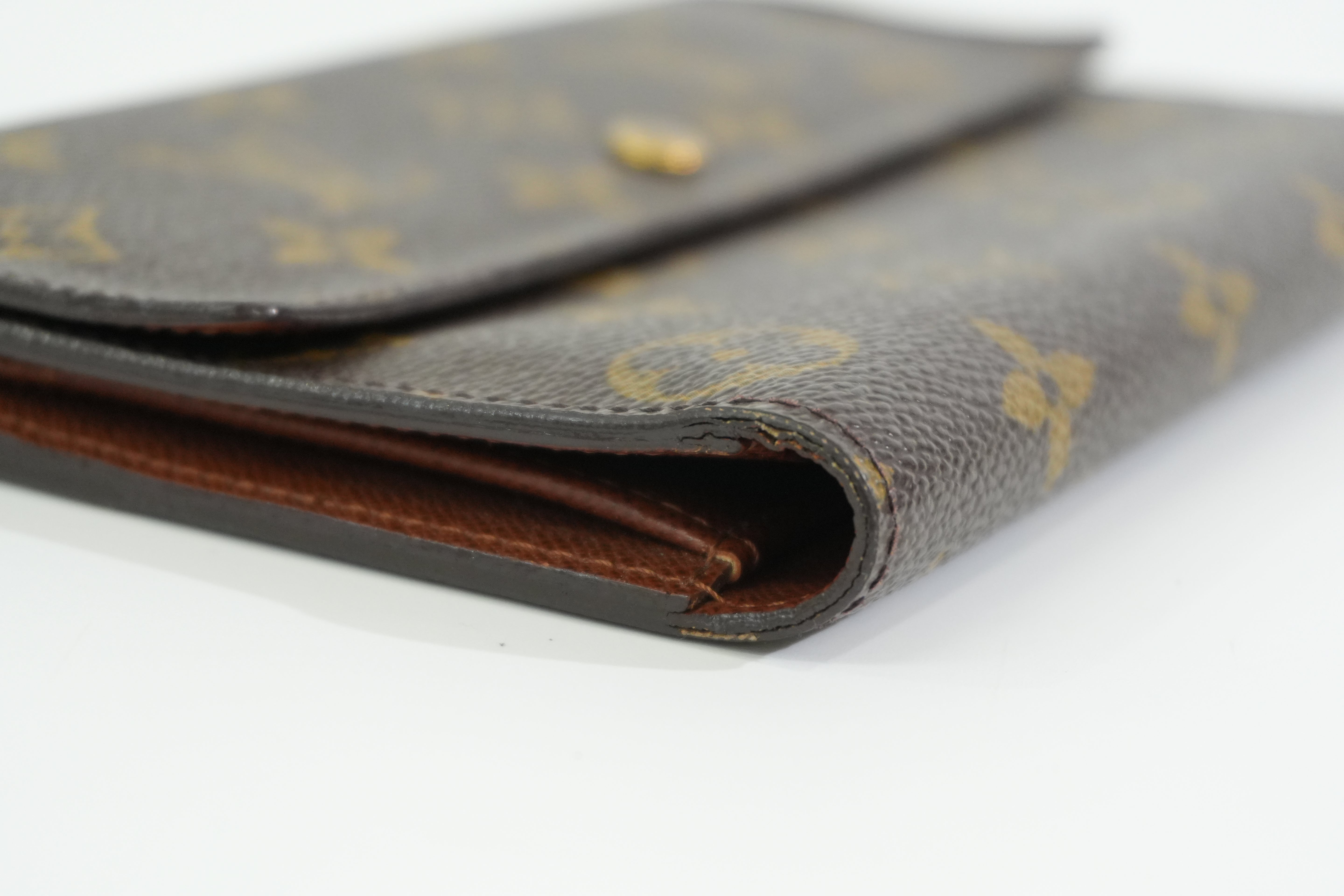 Pre-owned Louis Vuitton Monogram Trifold Long Wallet