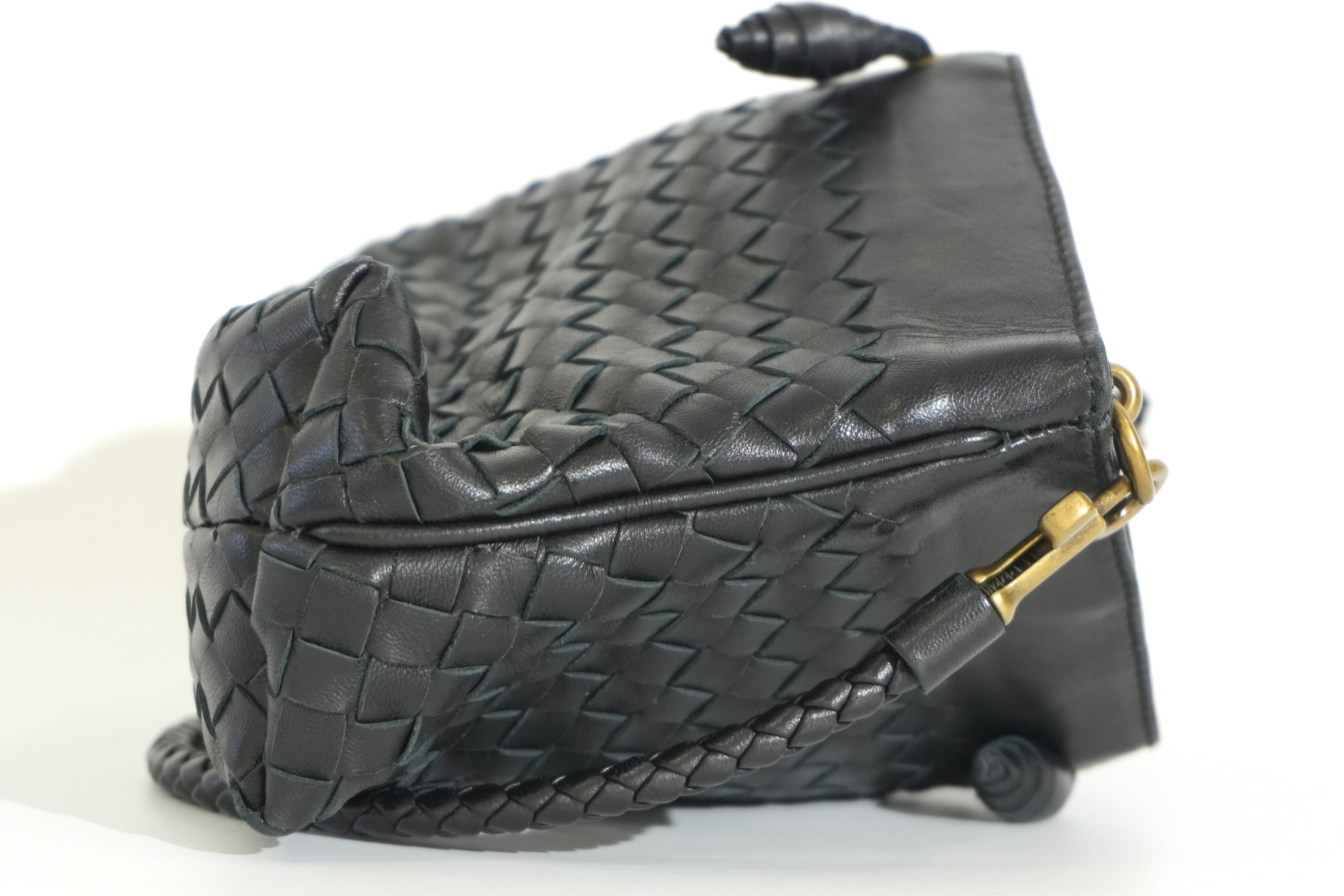 Pre-owned Bottega Clutch Bag Black