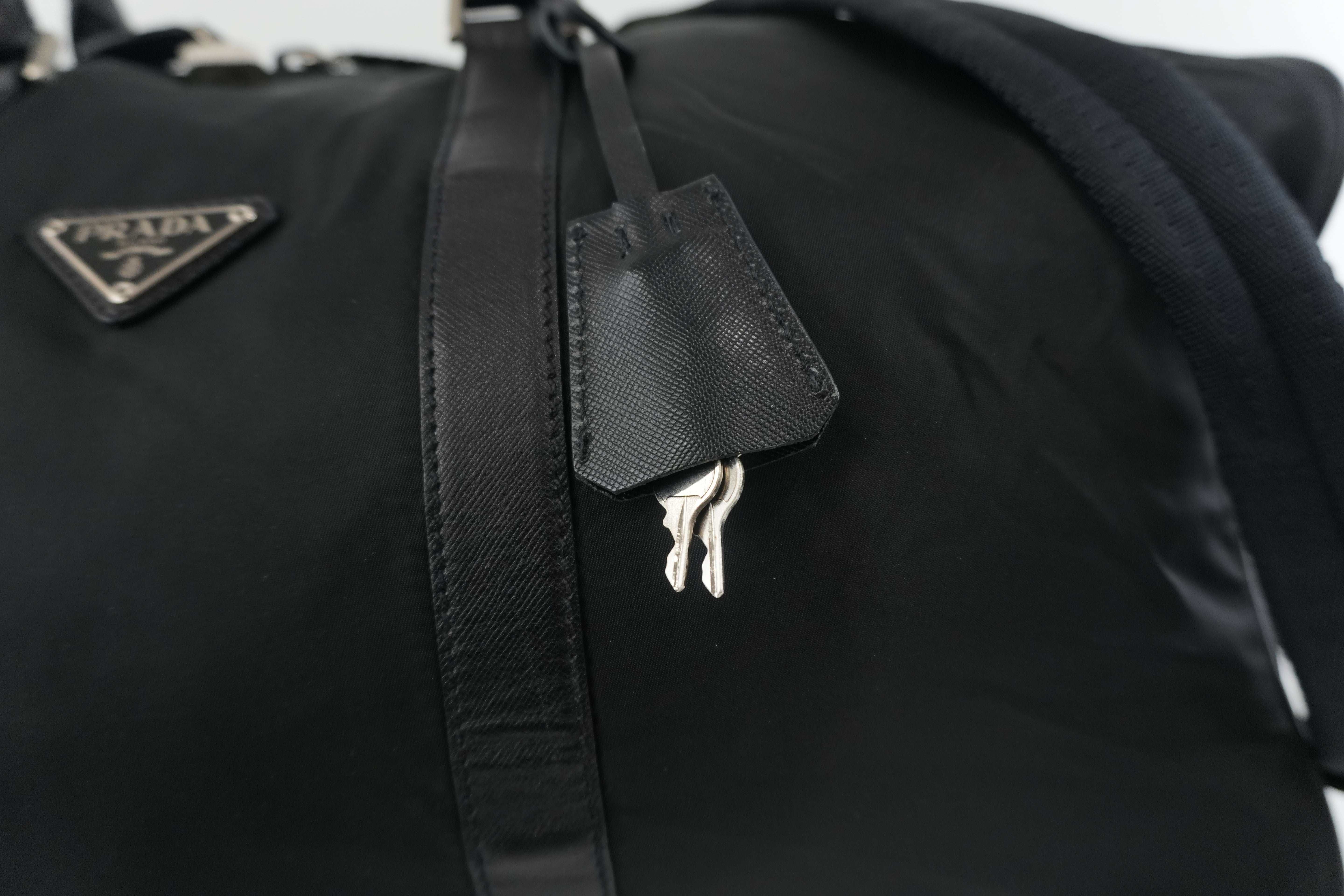 Prada Boston Bag Black Used