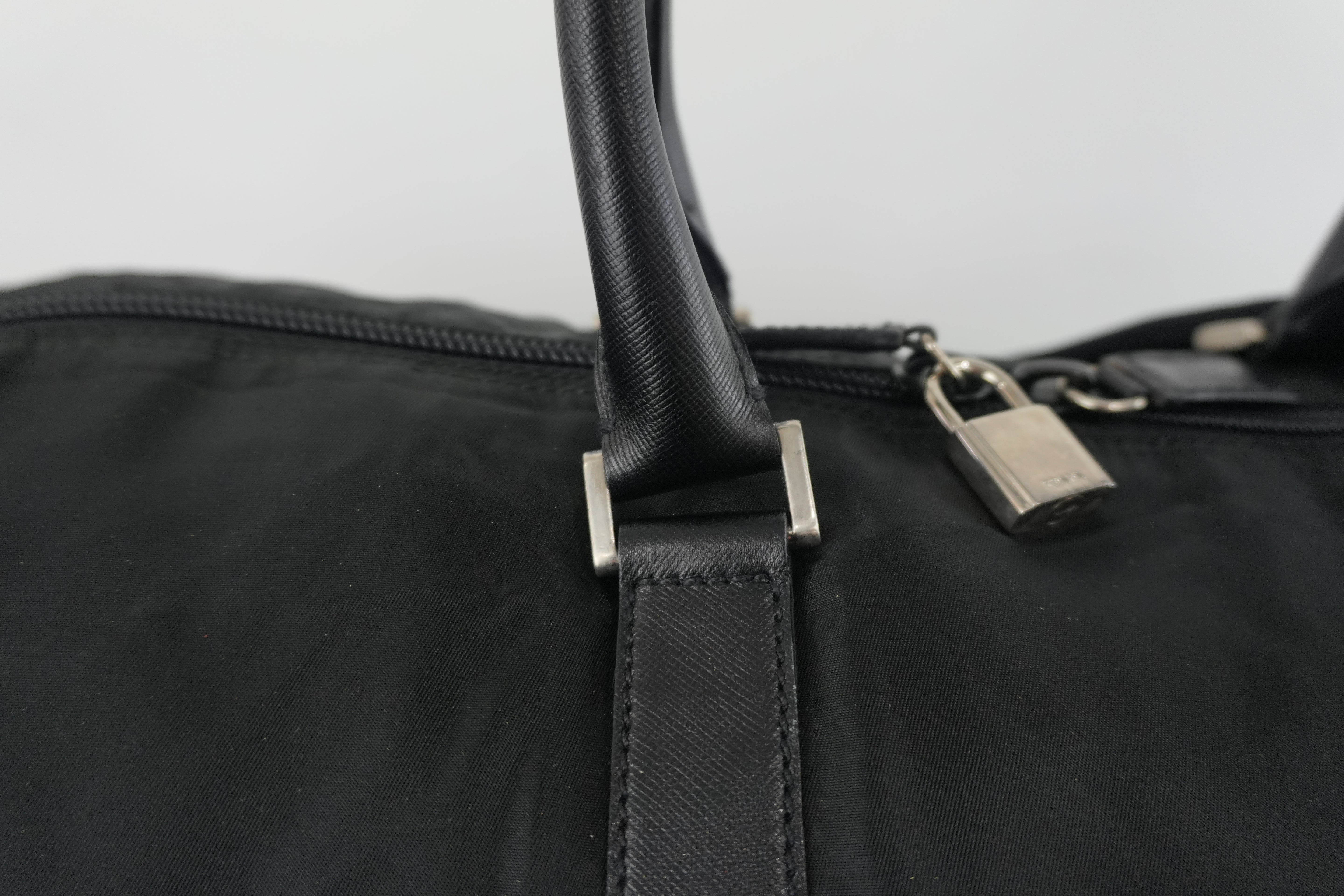 Prada Boston Bag Black Used