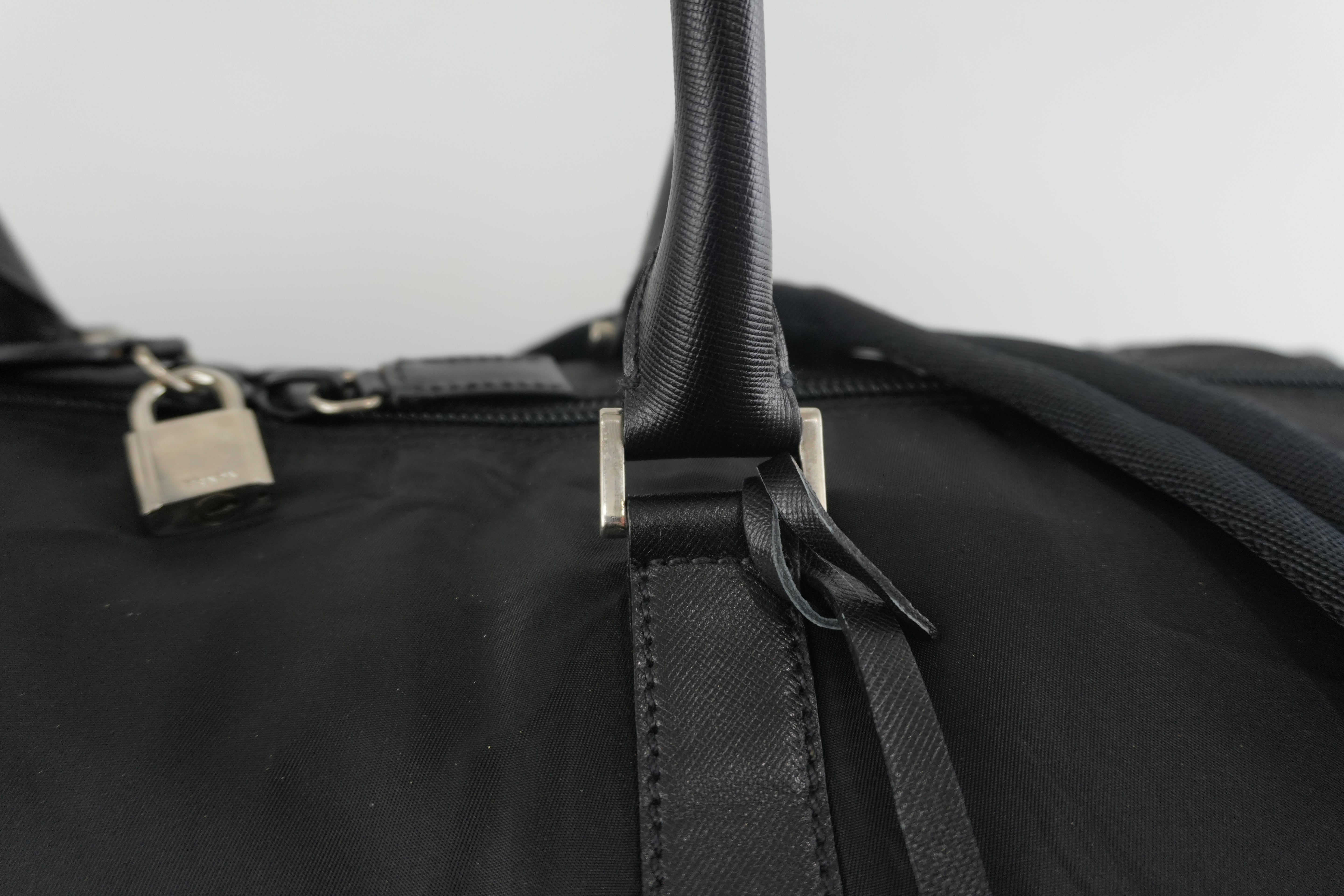 Prada Boston Bag Black Used