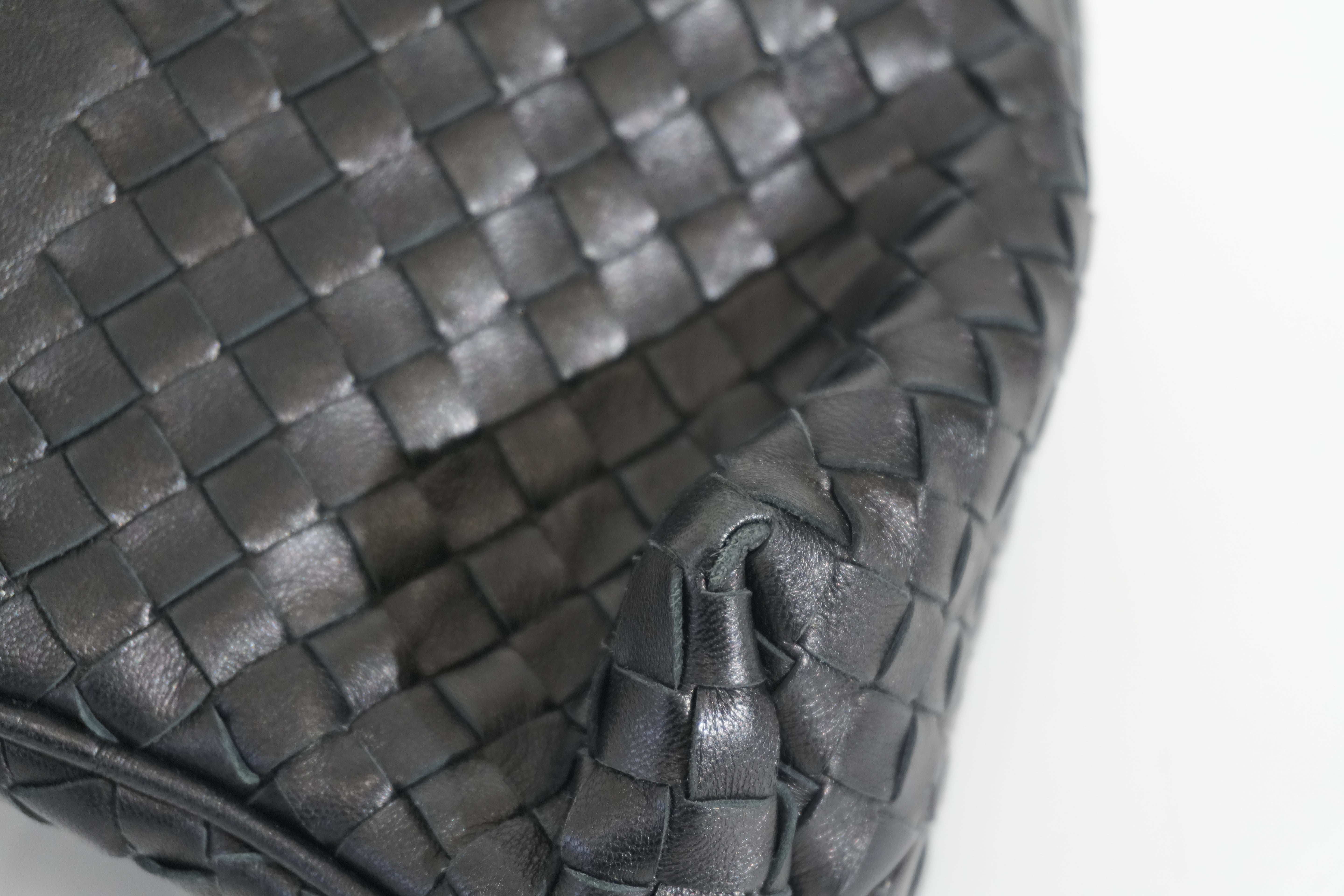 Pre-owned Bottega Clutch Bag Black