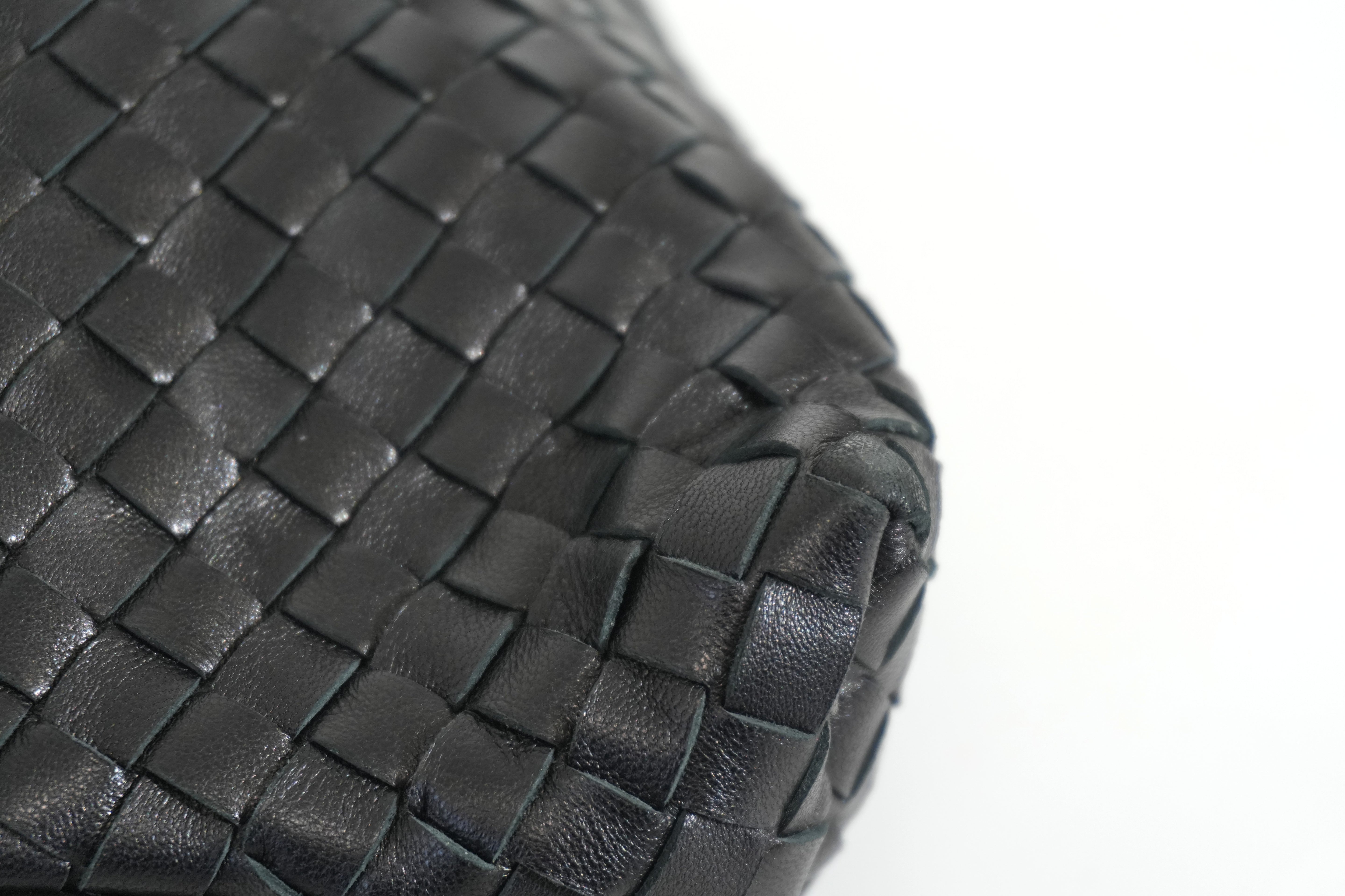 Pre-owned Bottega Clutch Bag Black