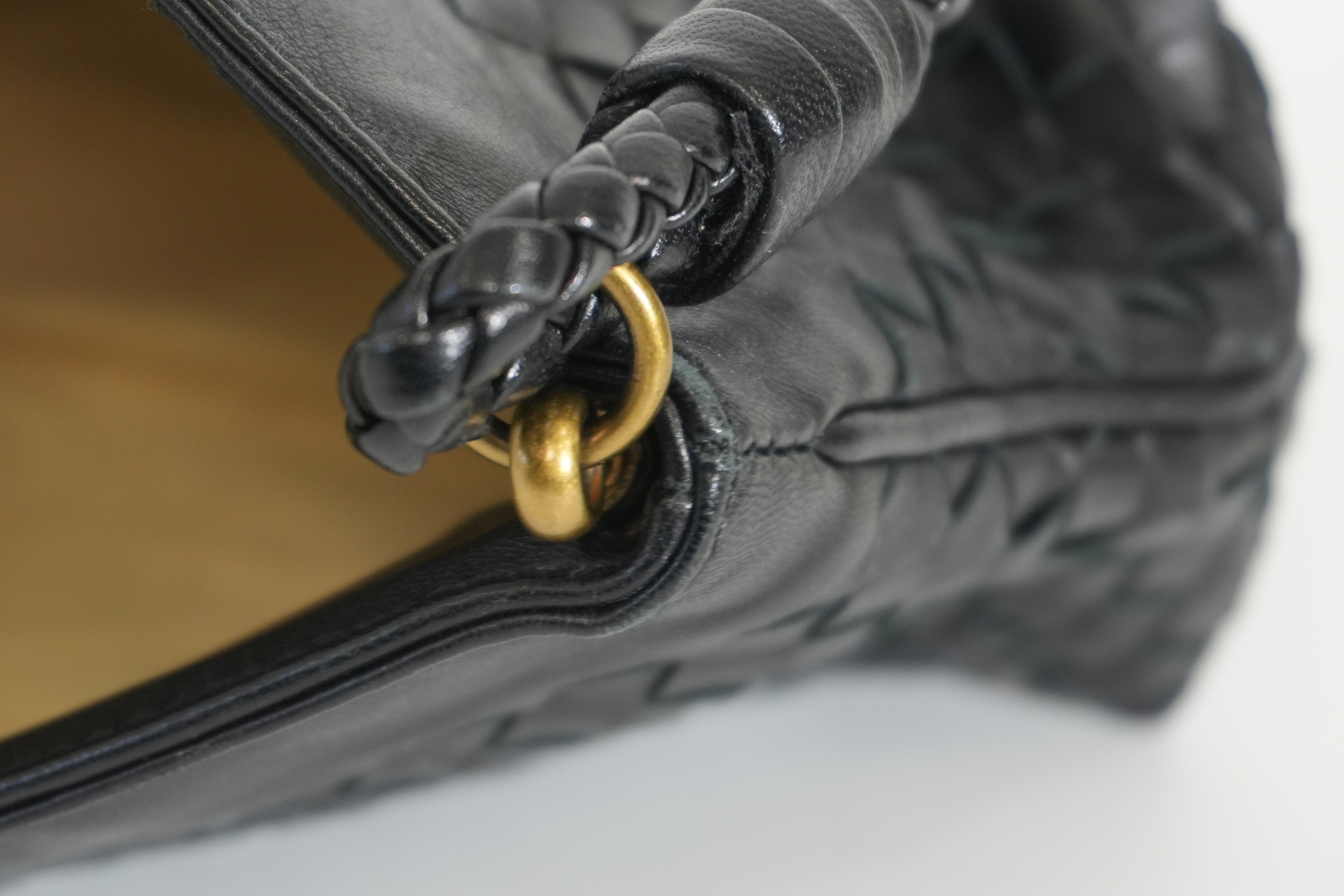 Pre-owned Bottega Clutch Bag Black