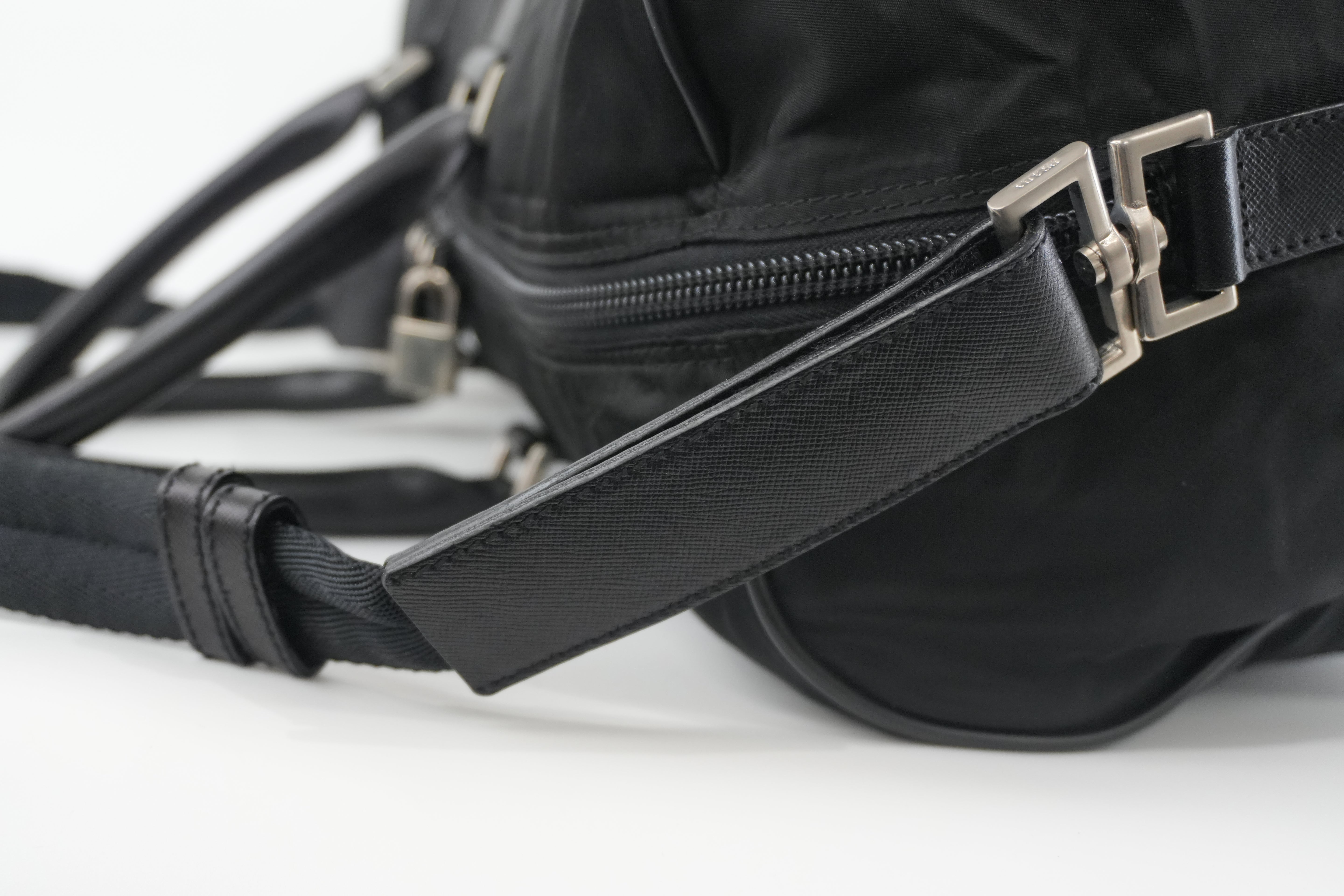 Prada Boston Bag Black Used