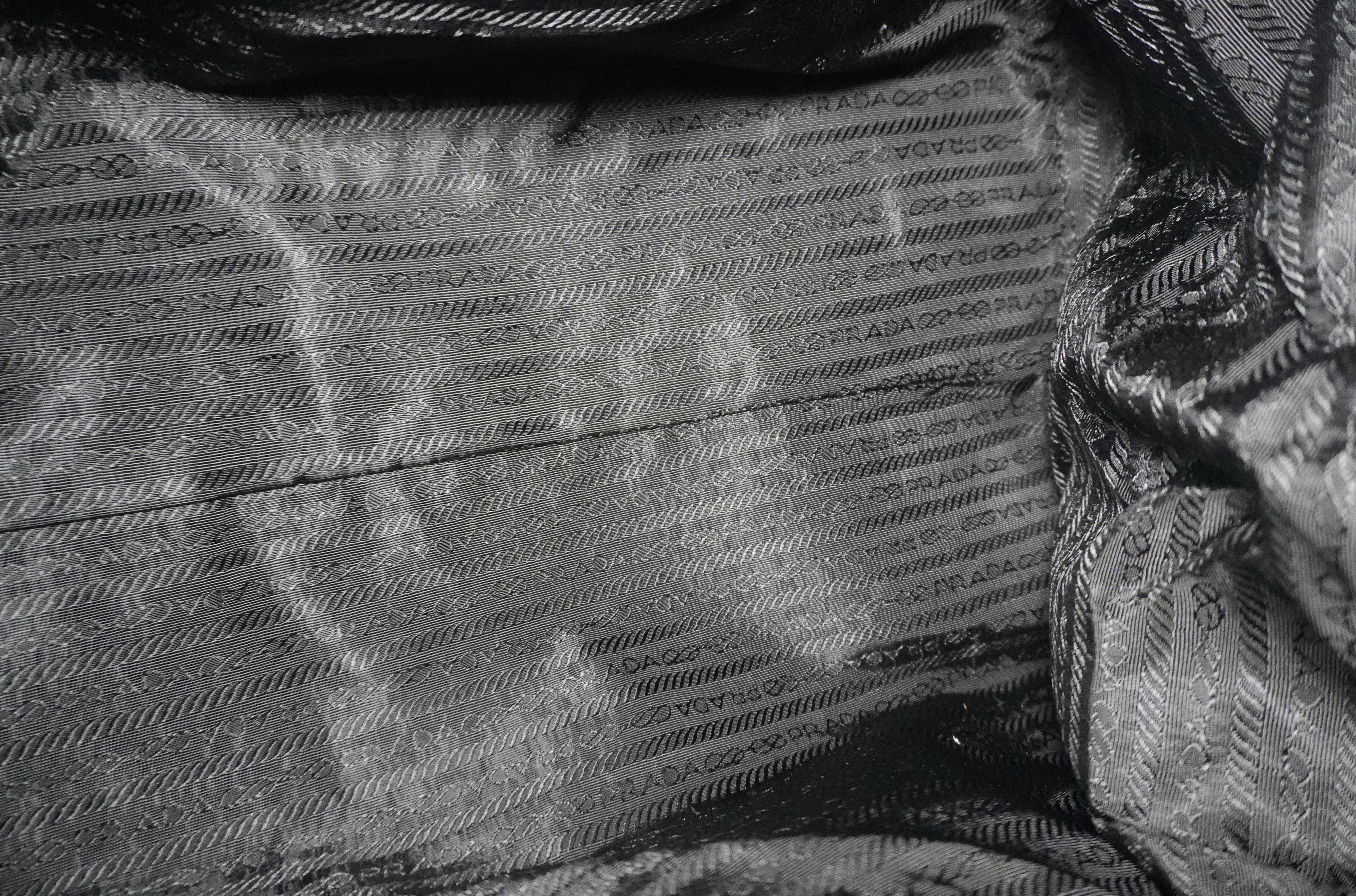 Prada Boston Bag Black Used