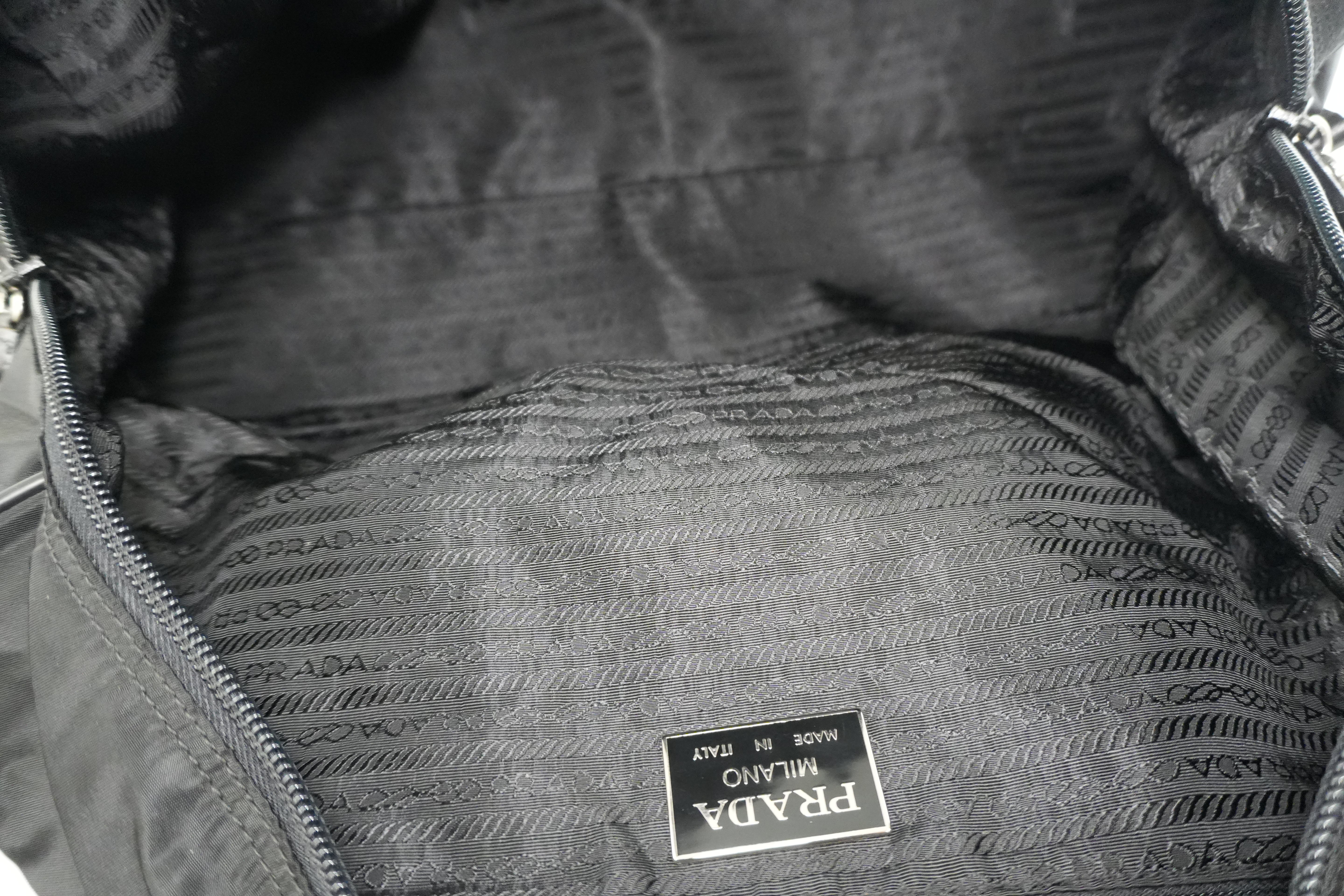 Prada Boston Bag Black Used