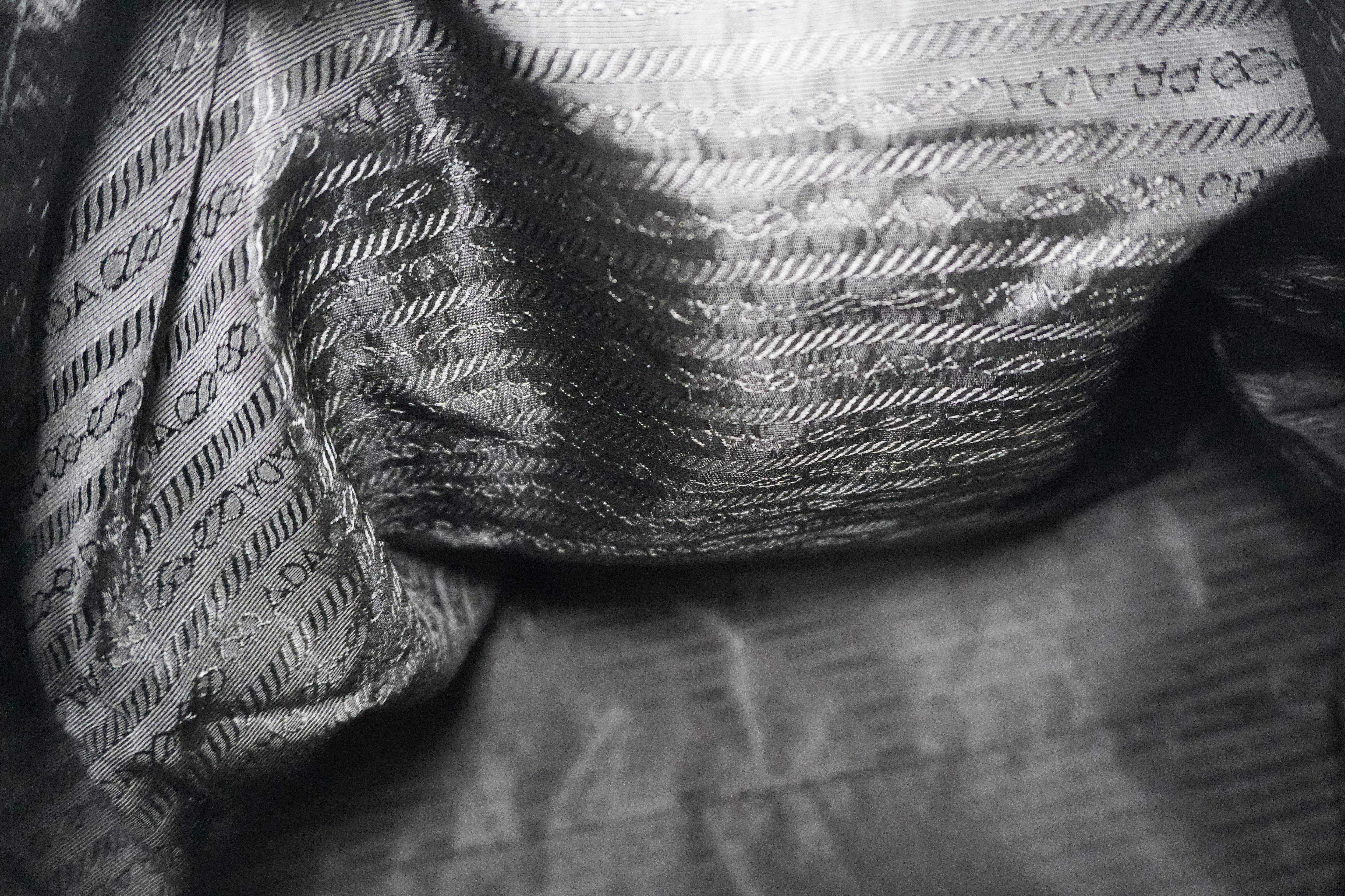 Prada Boston Bag Black Used