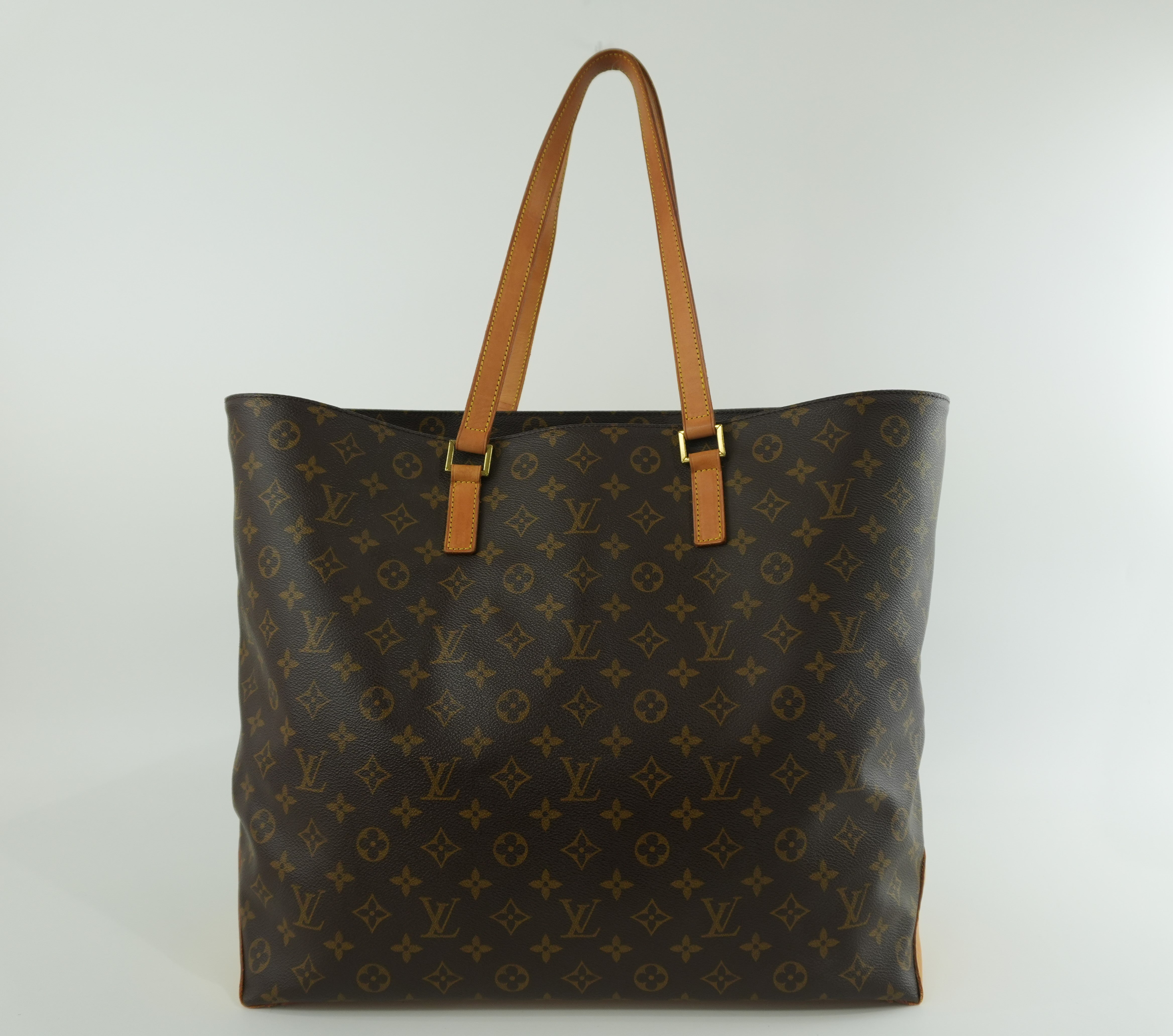 Louis Vuitton Monogram Cabas Alto Shoulder Tote Bag Used