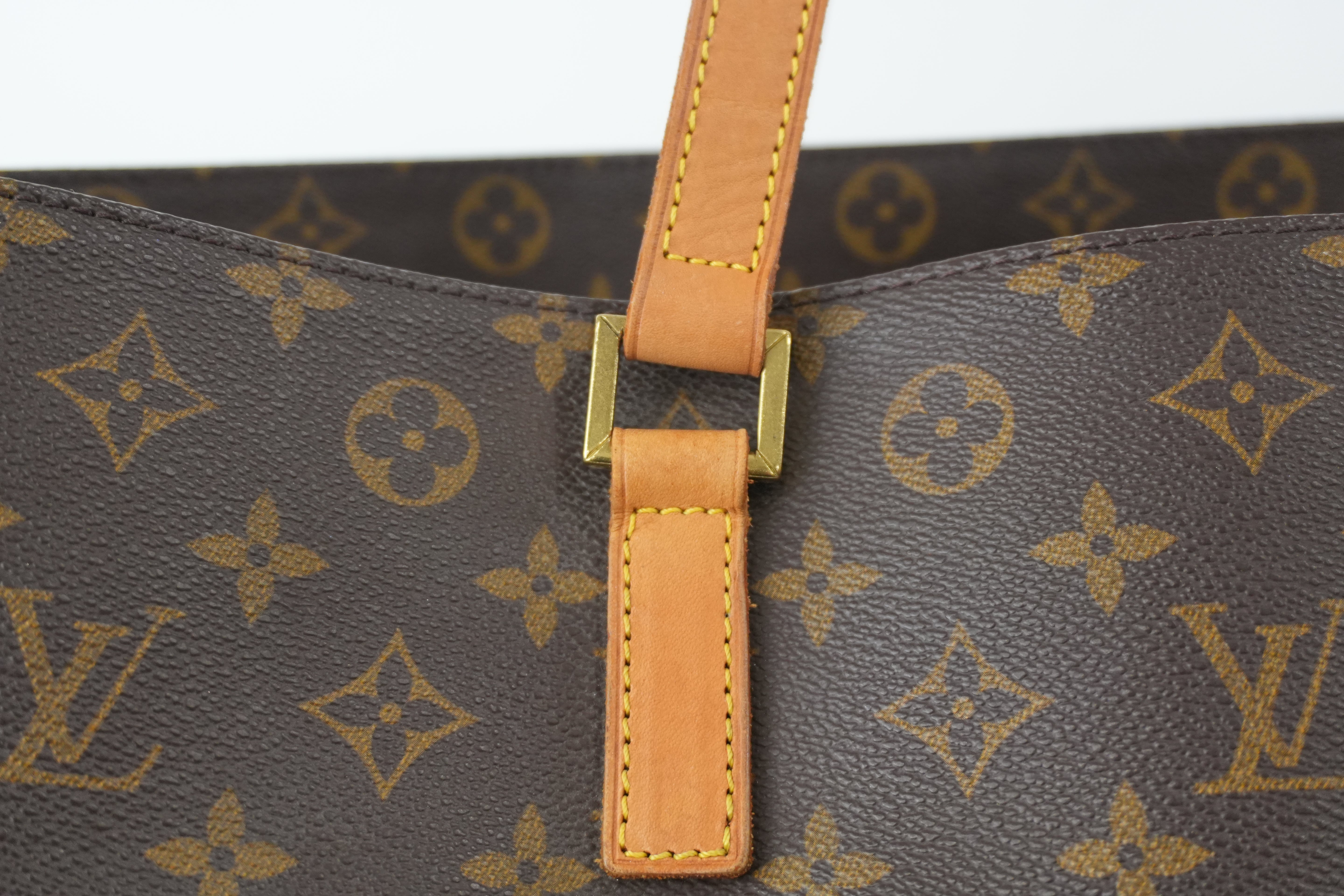 Louis Vuitton Monogram Cabas Alto Shoulder Tote Bag Used