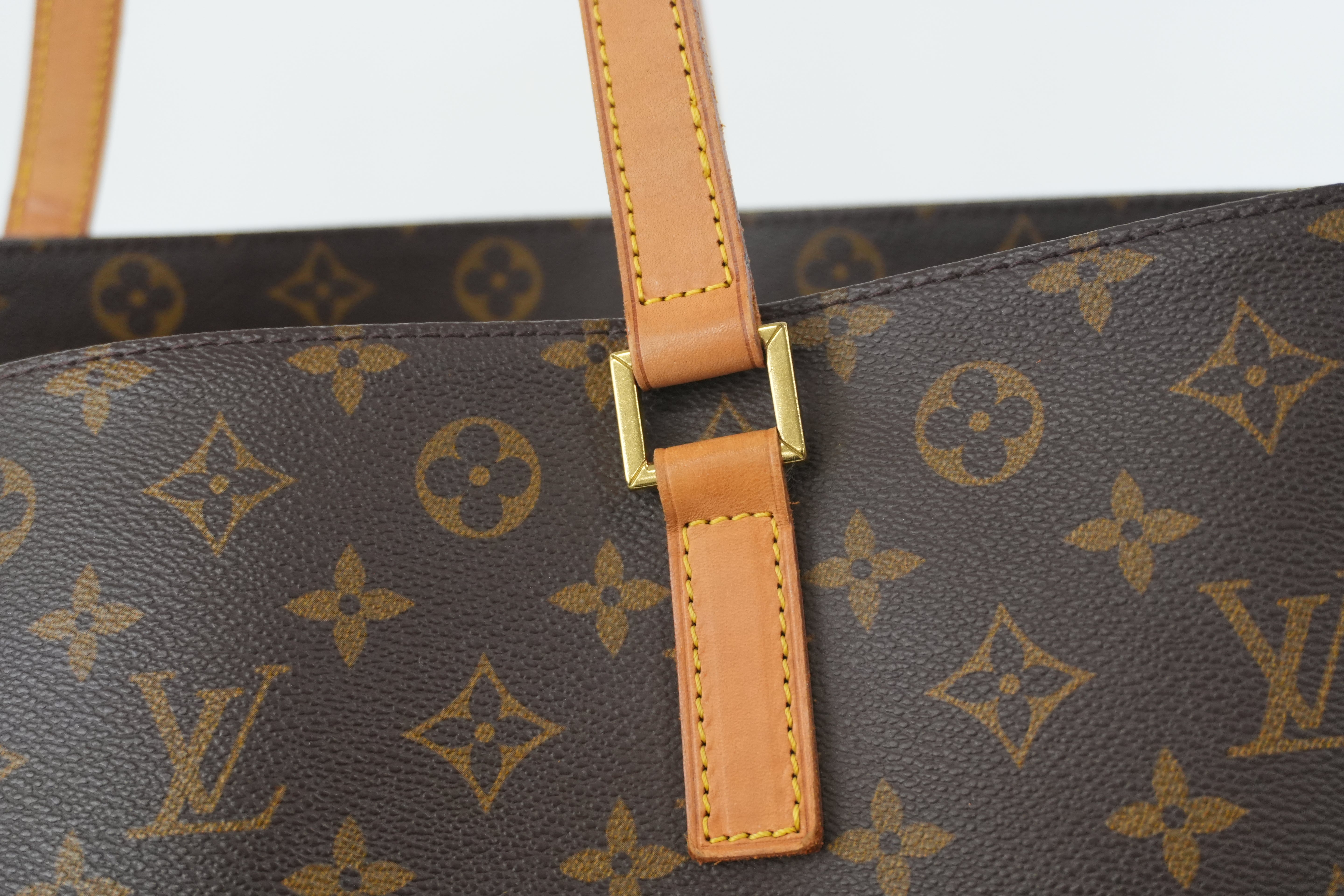 Louis Vuitton Monogram Cabas Alto Shoulder Tote Bag Used