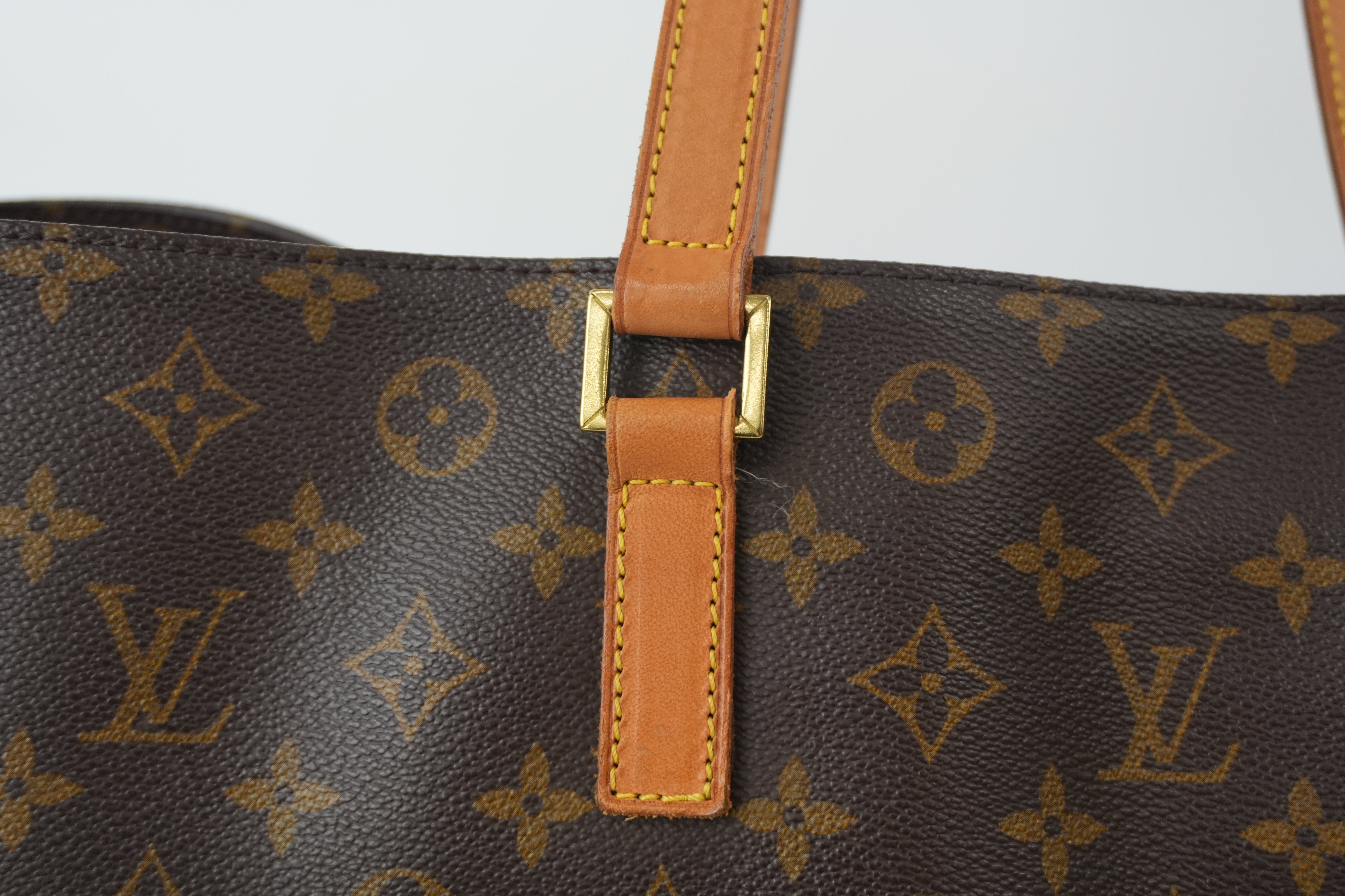 Louis Vuitton Monogram Cabas Alto Shoulder Tote Bag Used