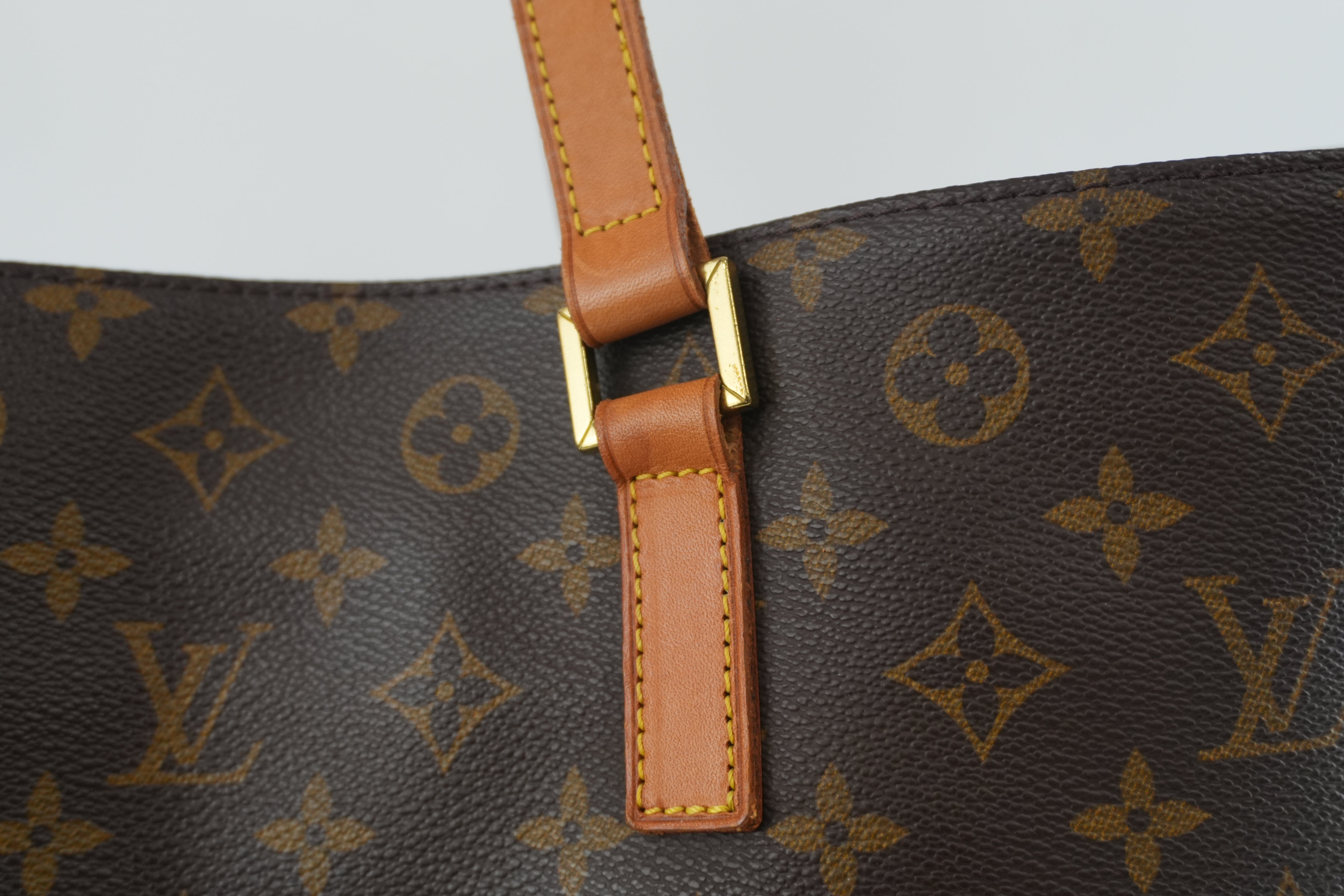 Louis Vuitton Monogram Cabas Alto Shoulder Tote Bag Used